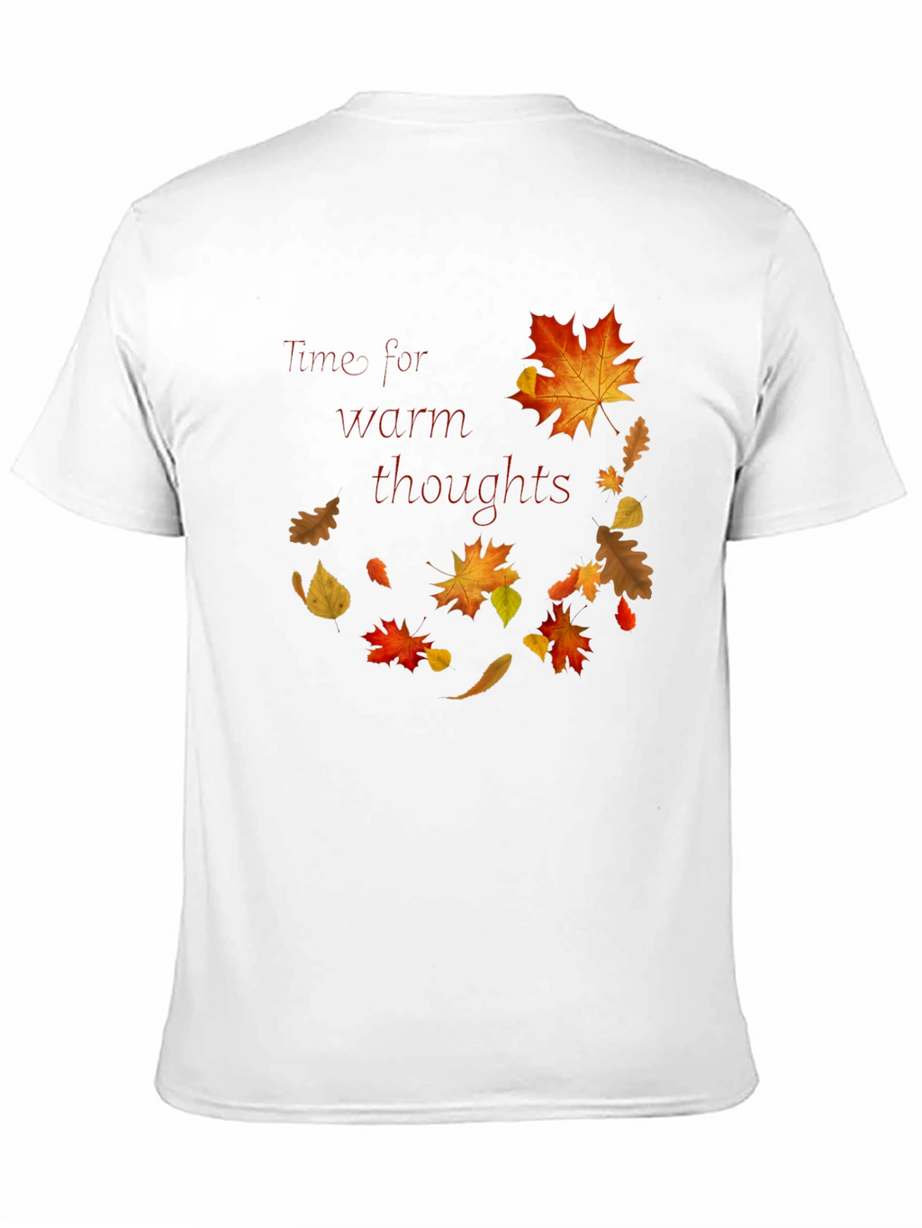 Warm Thoughts Autumn Leaf T-Shirt