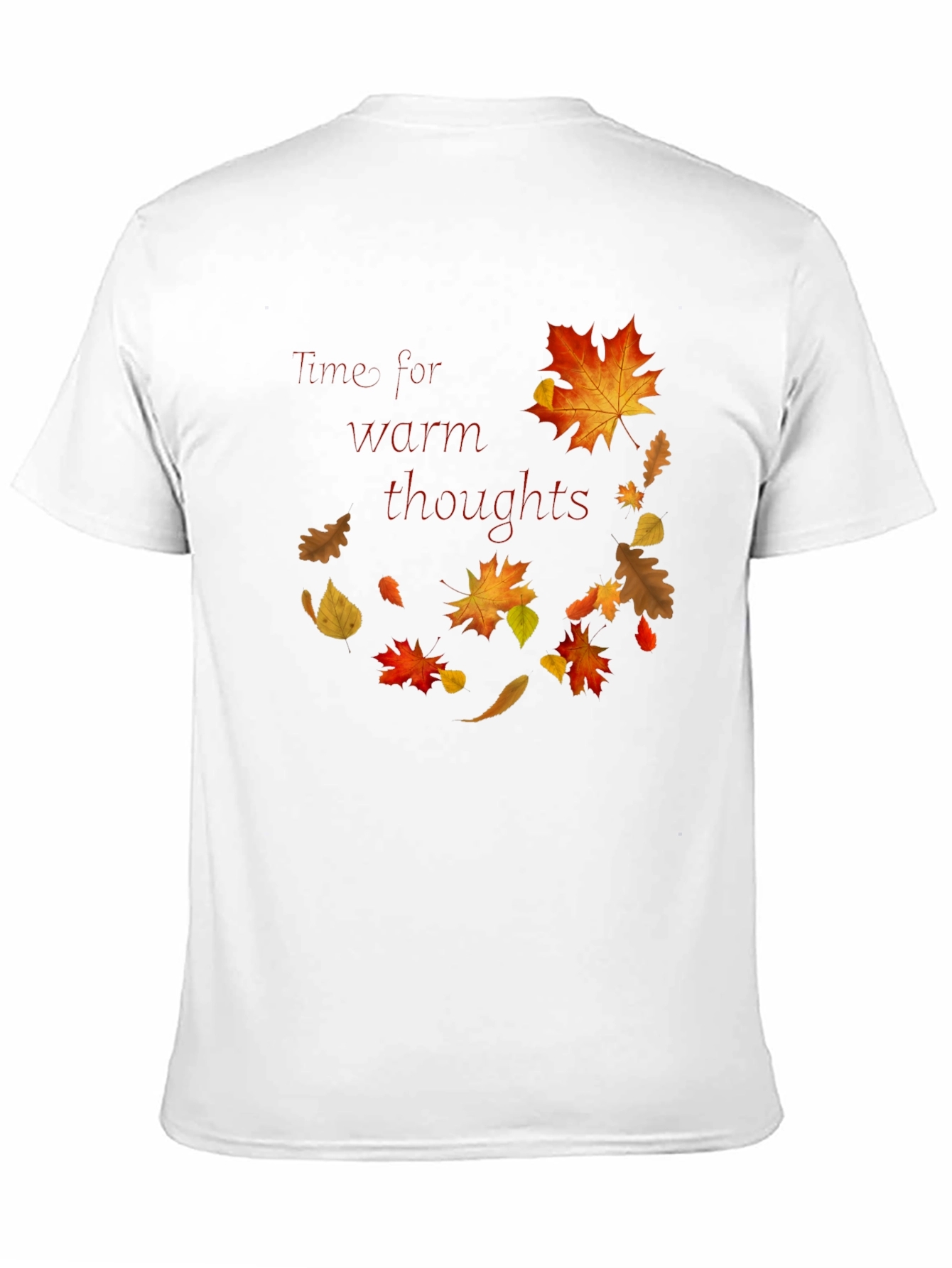 Warm Thoughts Autumn Leaf T-Shirt