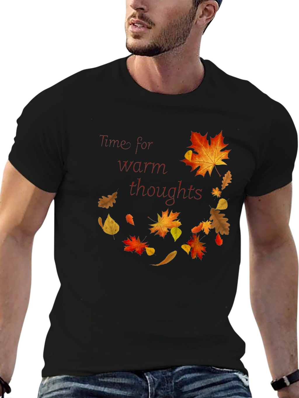 Warm Thoughts Autumn Leaf T-Shirt