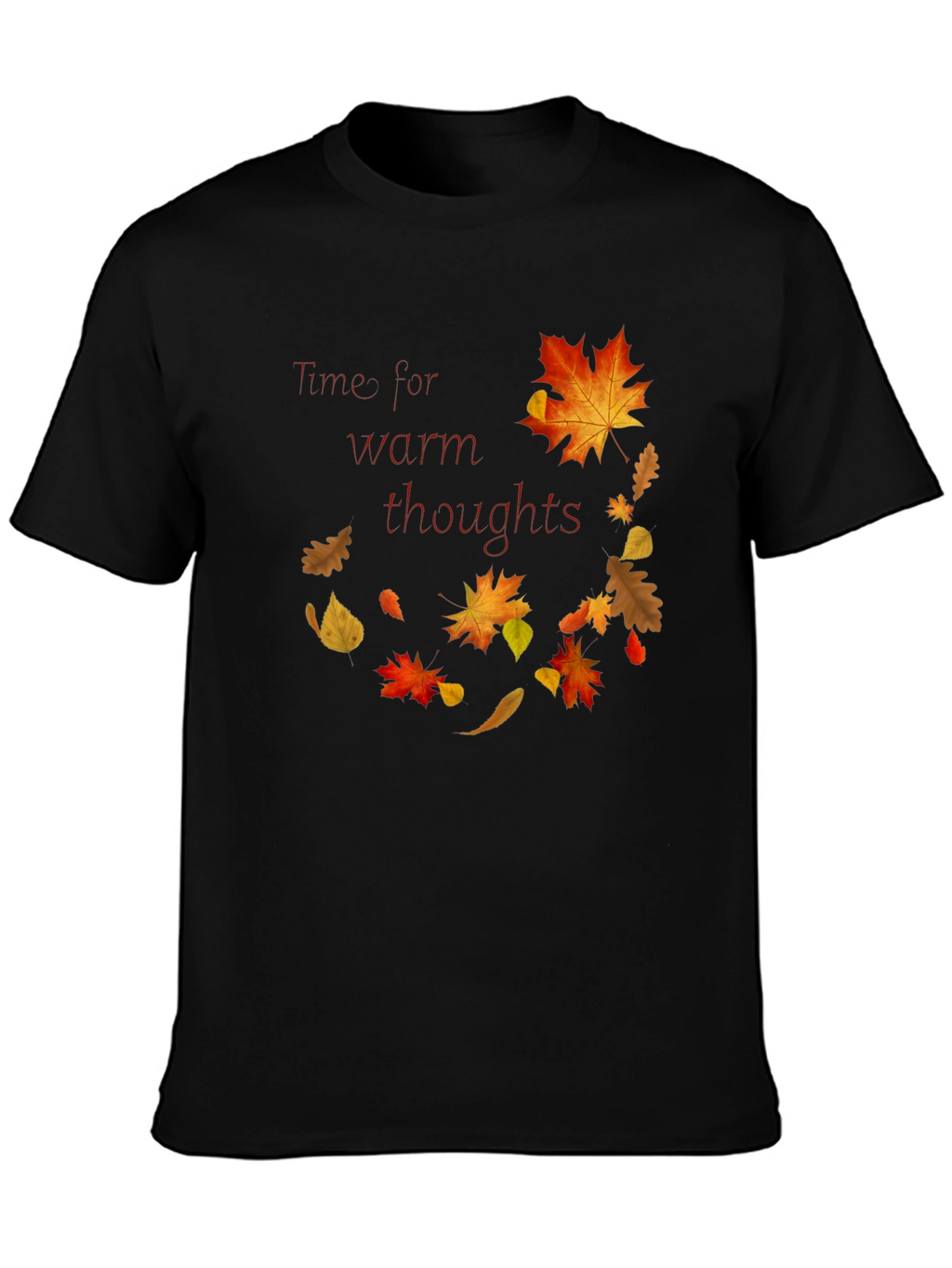Warm Thoughts Autumn Leaf T-Shirt