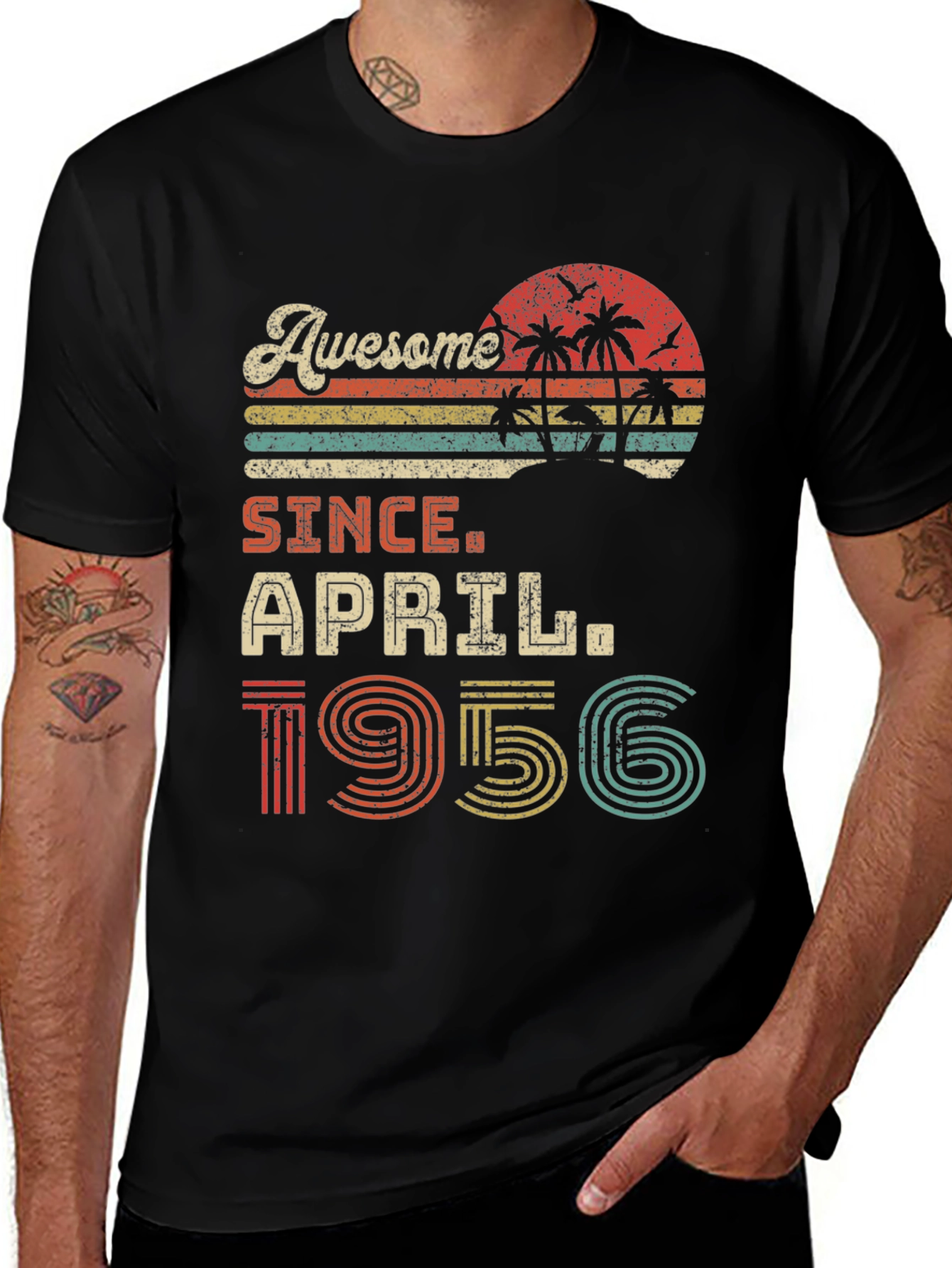 Awesome Since April 1956 Graphic T-Shirt