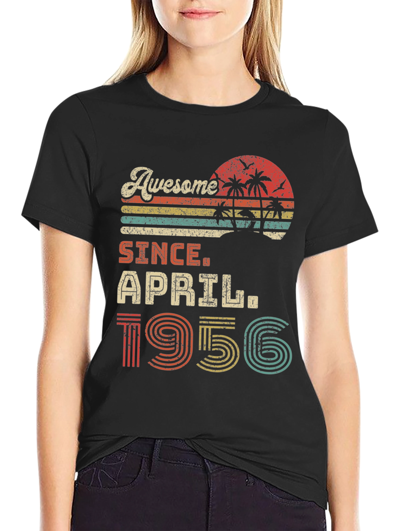 Awesome Since April 1956 Graphic T-Shirt