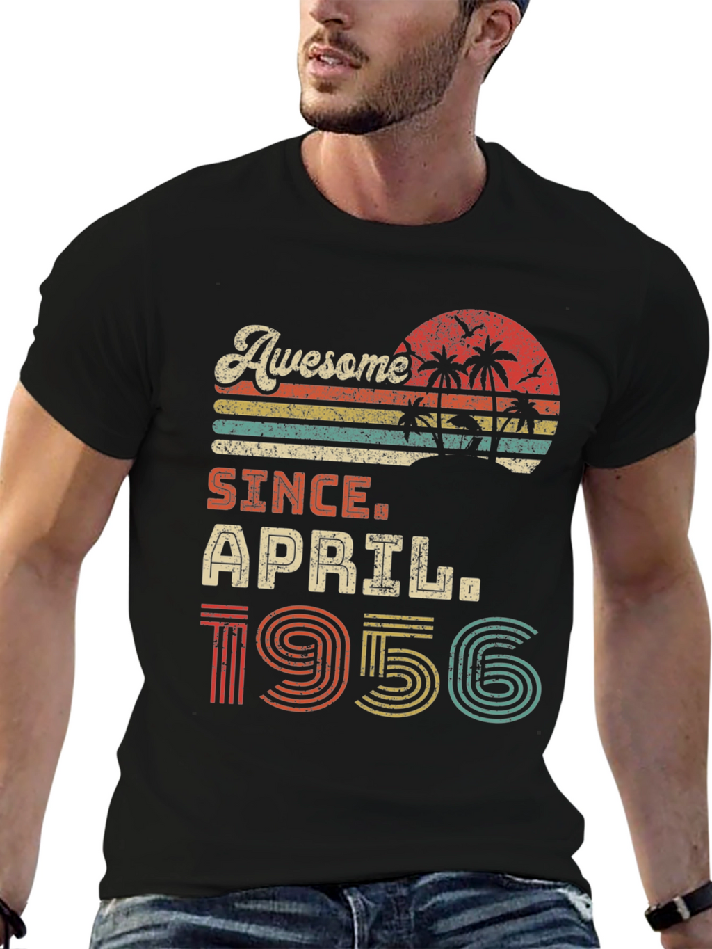 Awesome Since April 1956 Graphic T-Shirt