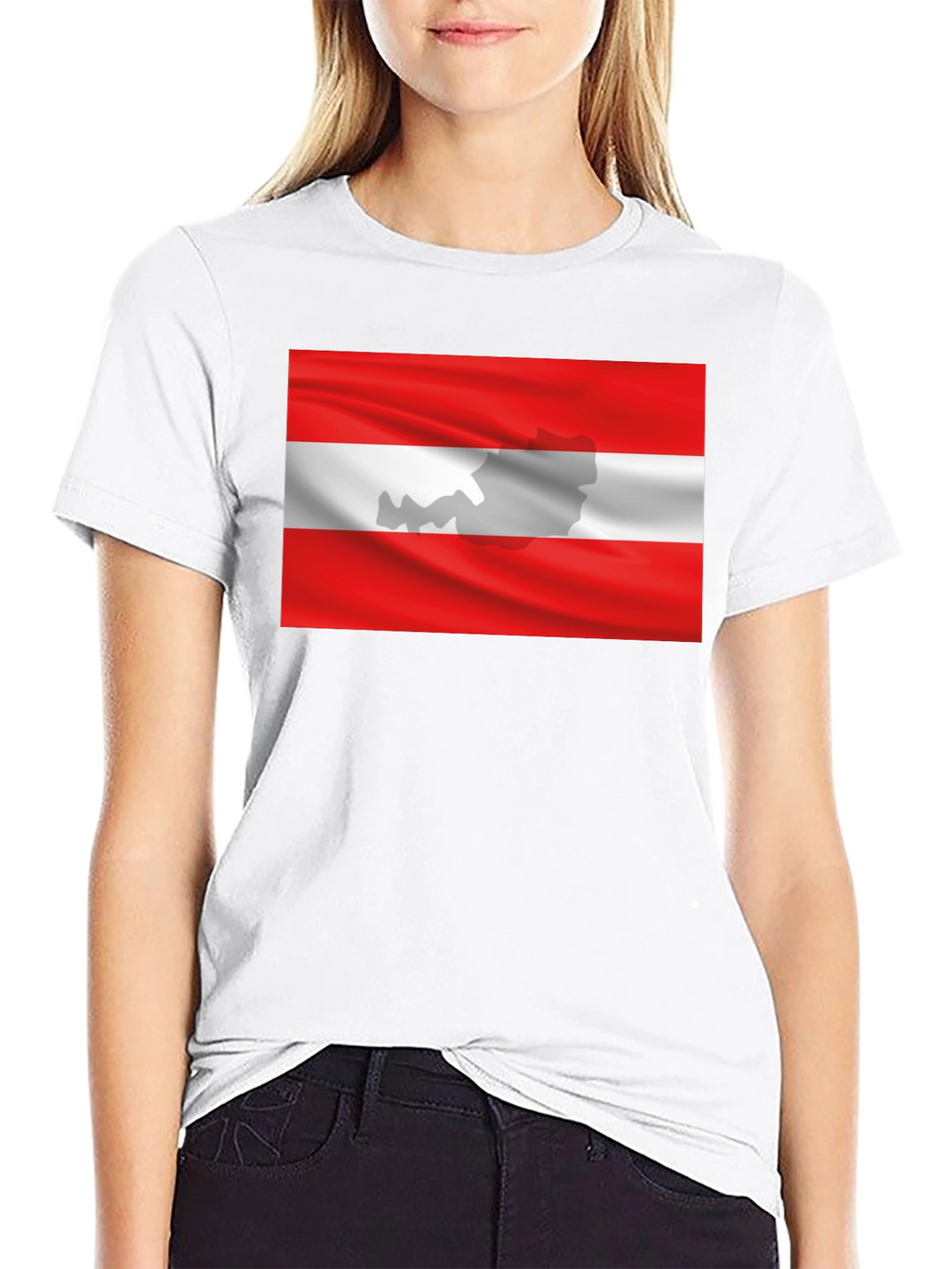 Austria Flag T-Shirt - Black