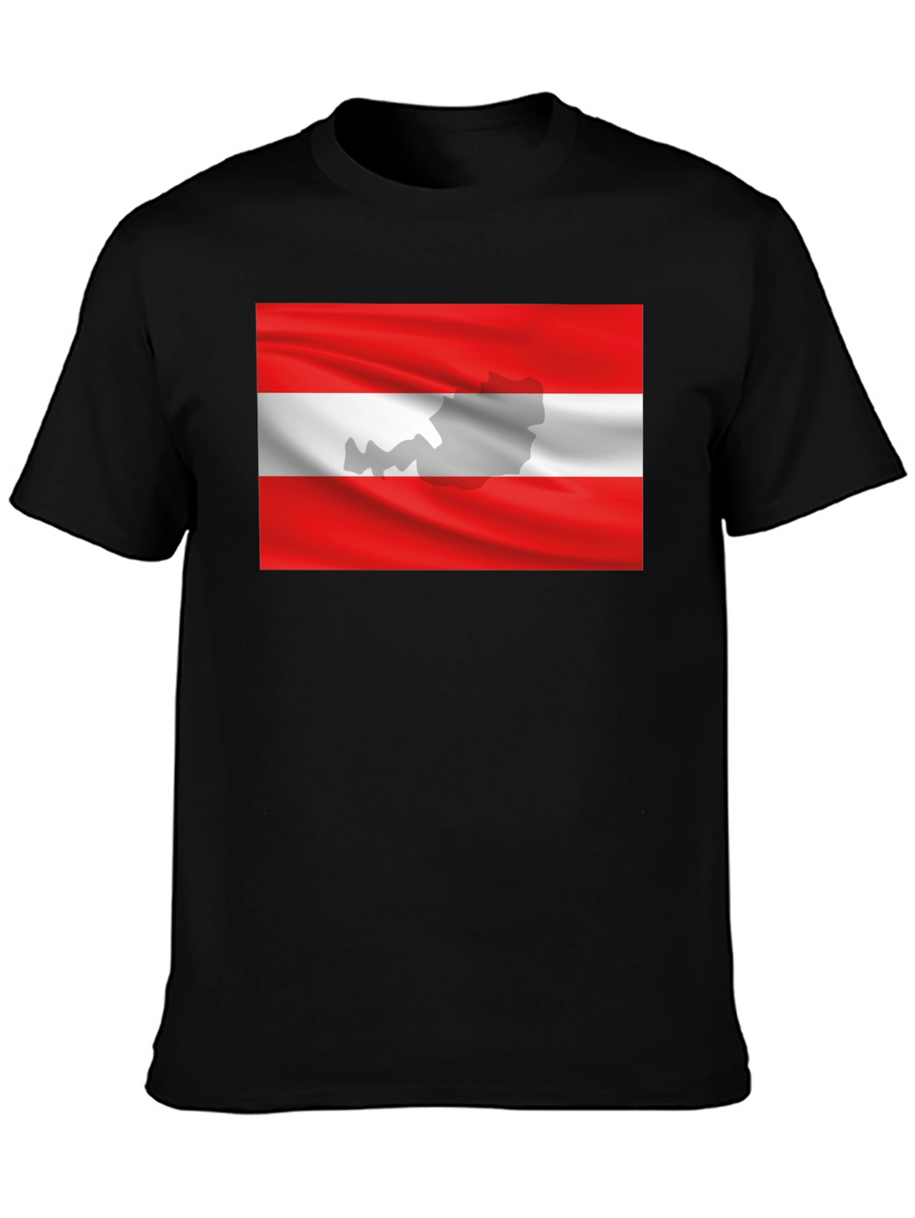 Austria Flag T-Shirt - Black