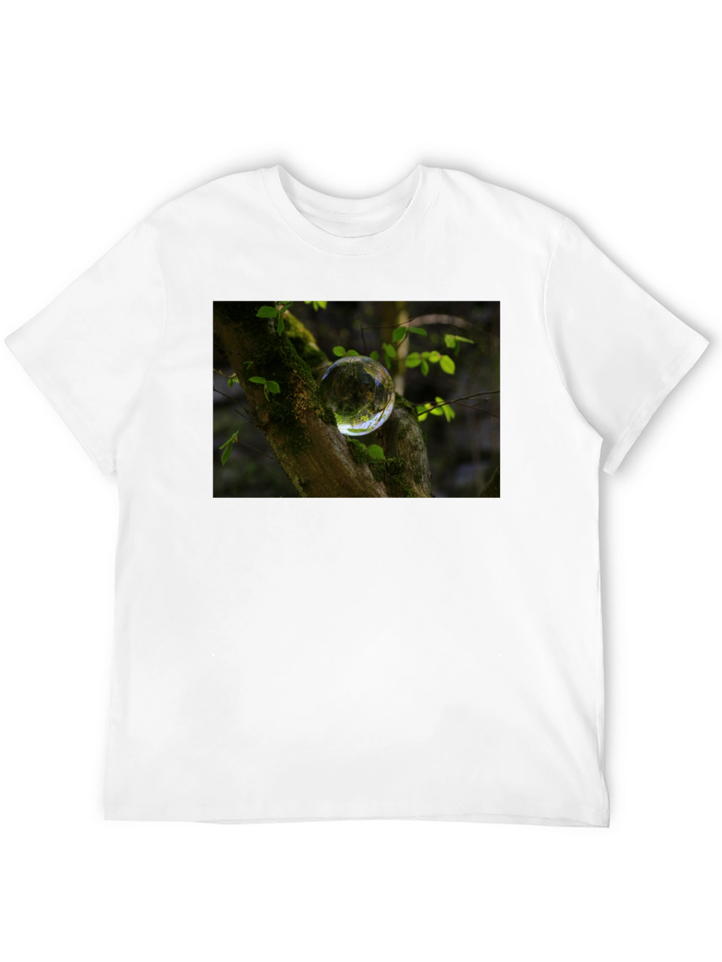 Nature Orb Graphic Black T-Shirt