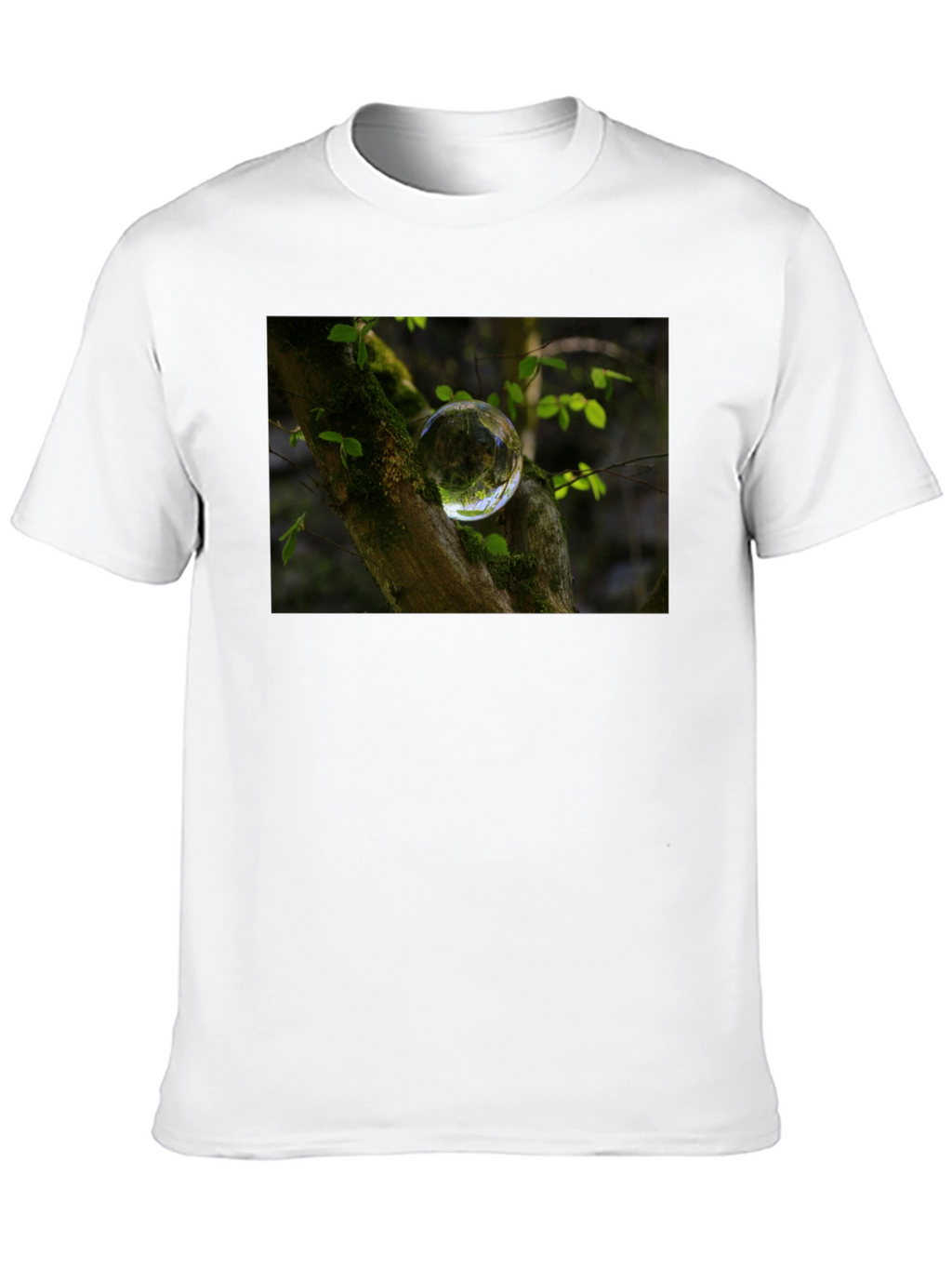 Nature Orb Graphic Black T-Shirt