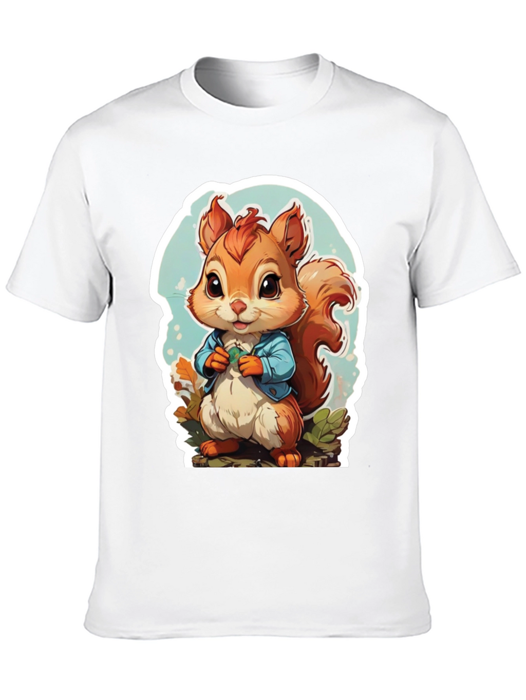 Cute Cartoon Squirrel T-Shirt