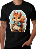 Cute Cartoon Squirrel T-Shirt