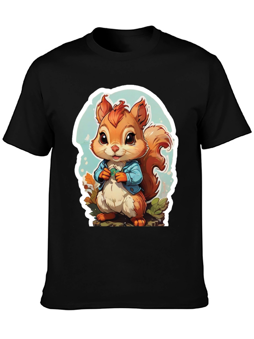 Cute Cartoon Squirrel T-Shirt