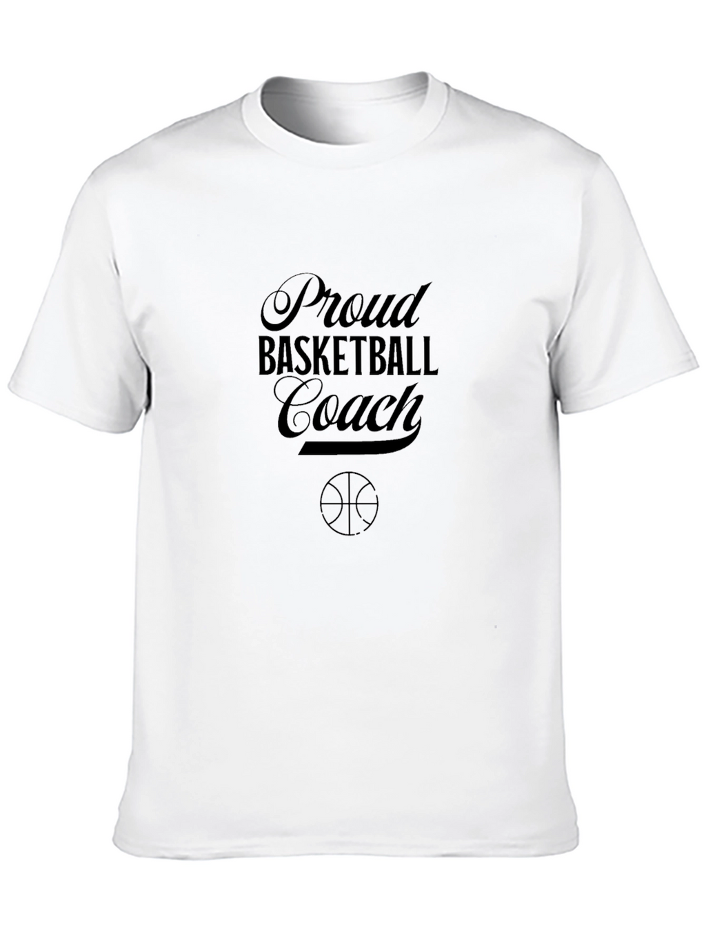 Proud Basketball Coach Black T-Shirt