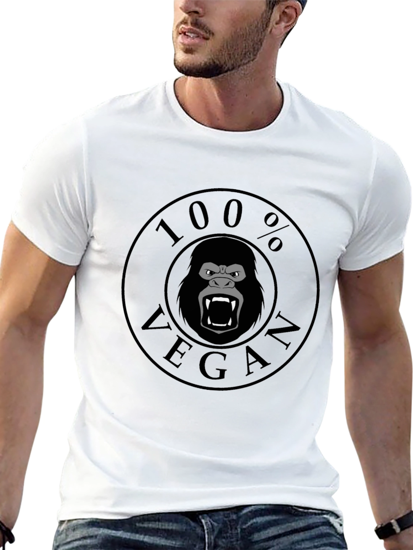 Vegan Gorilla T-Shirt - 100% Vegan!