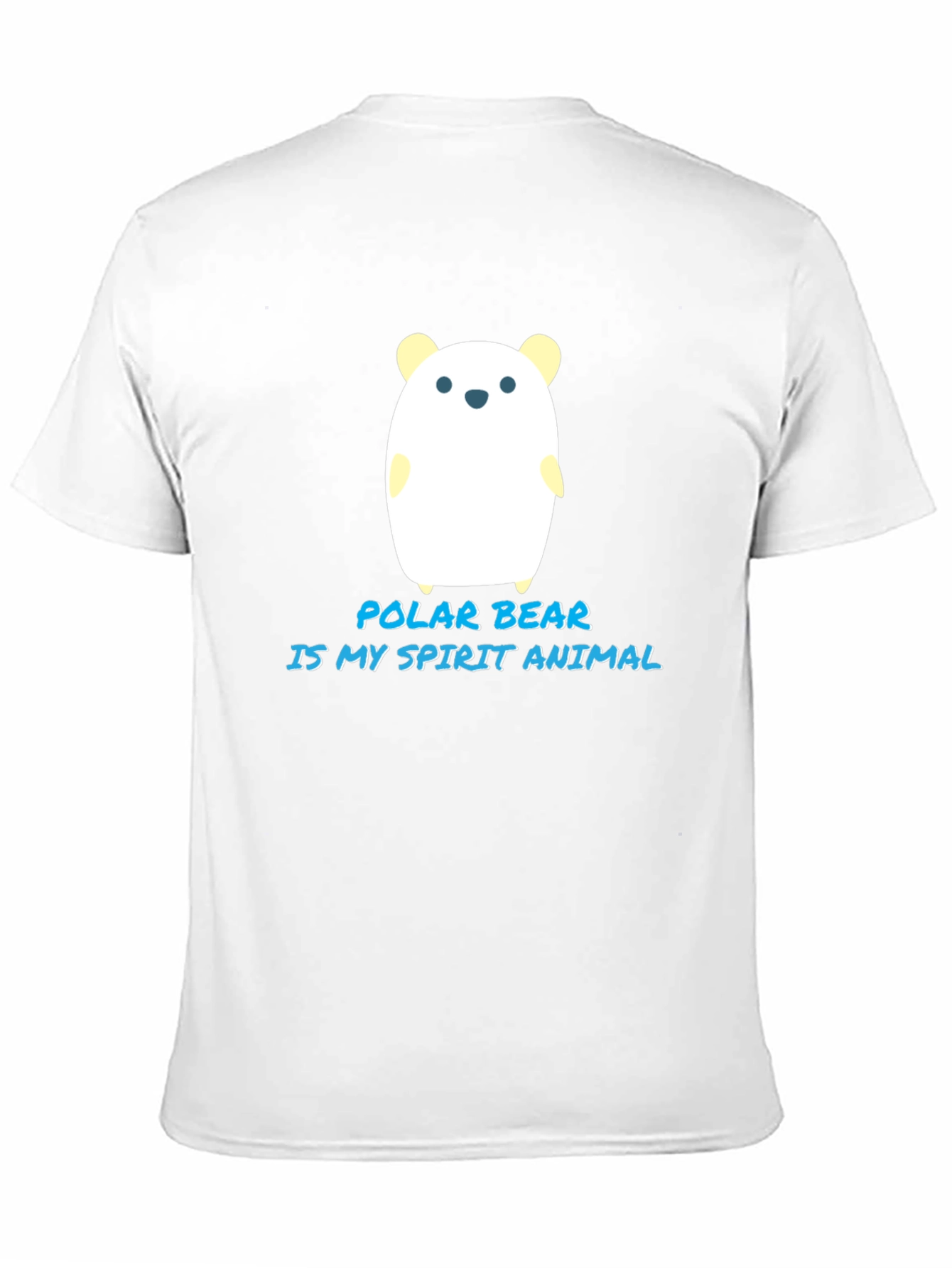 Polar Bear Spirit Animal Black T-Shirt