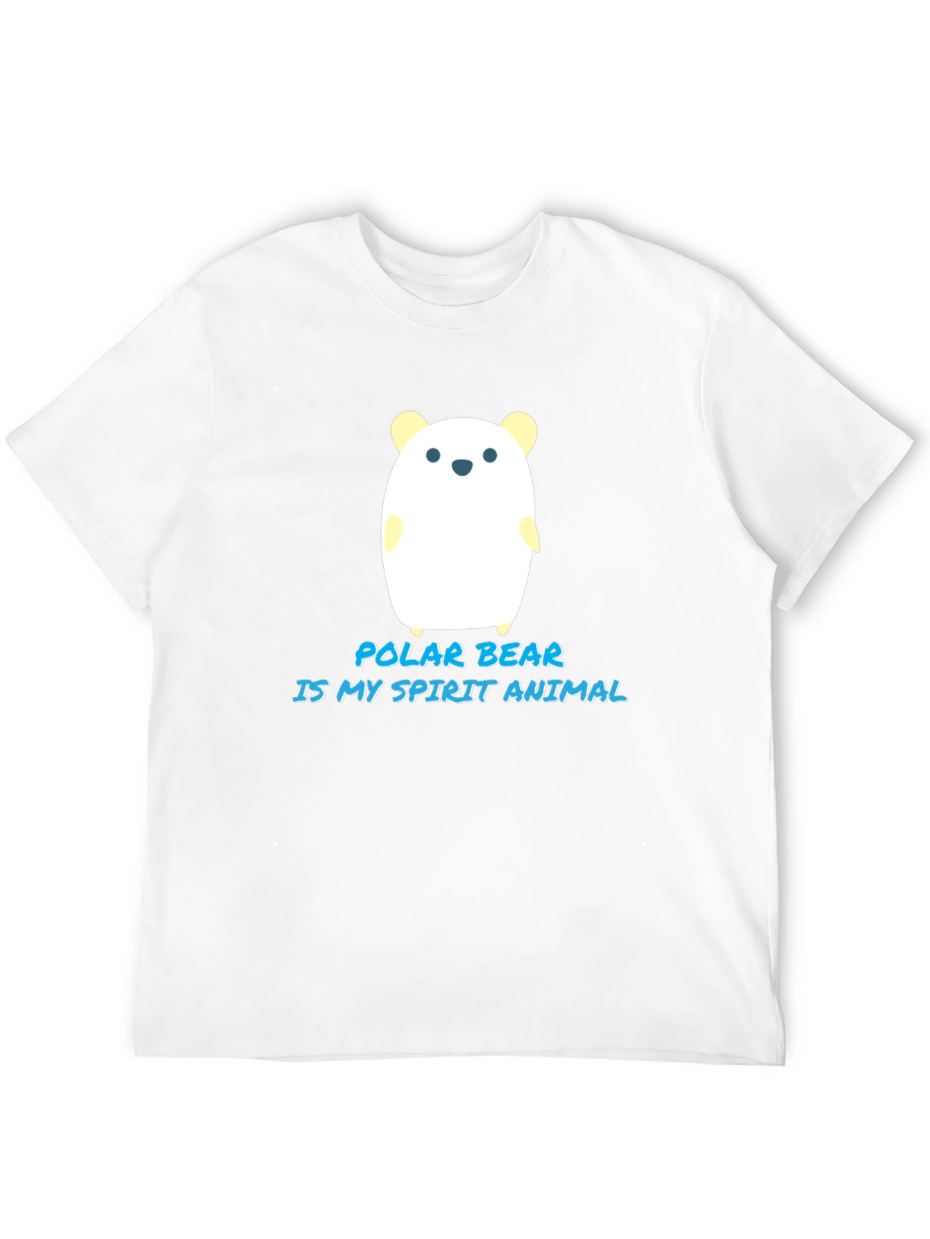 Polar Bear Spirit Animal Black T-Shirt