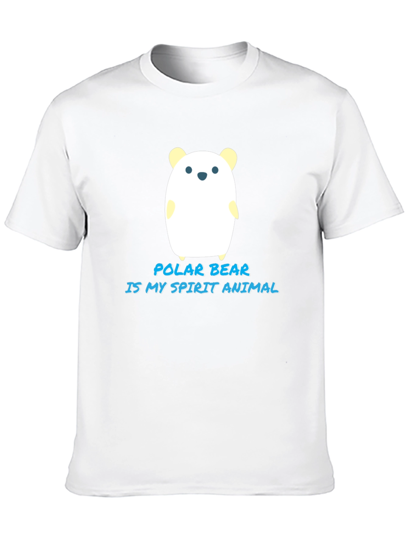 Polar Bear Spirit Animal Black T-Shirt