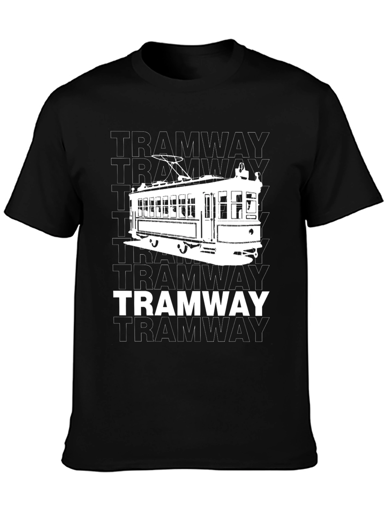 Vintage Tramway T-Shirt - Retro Streetcar Tee