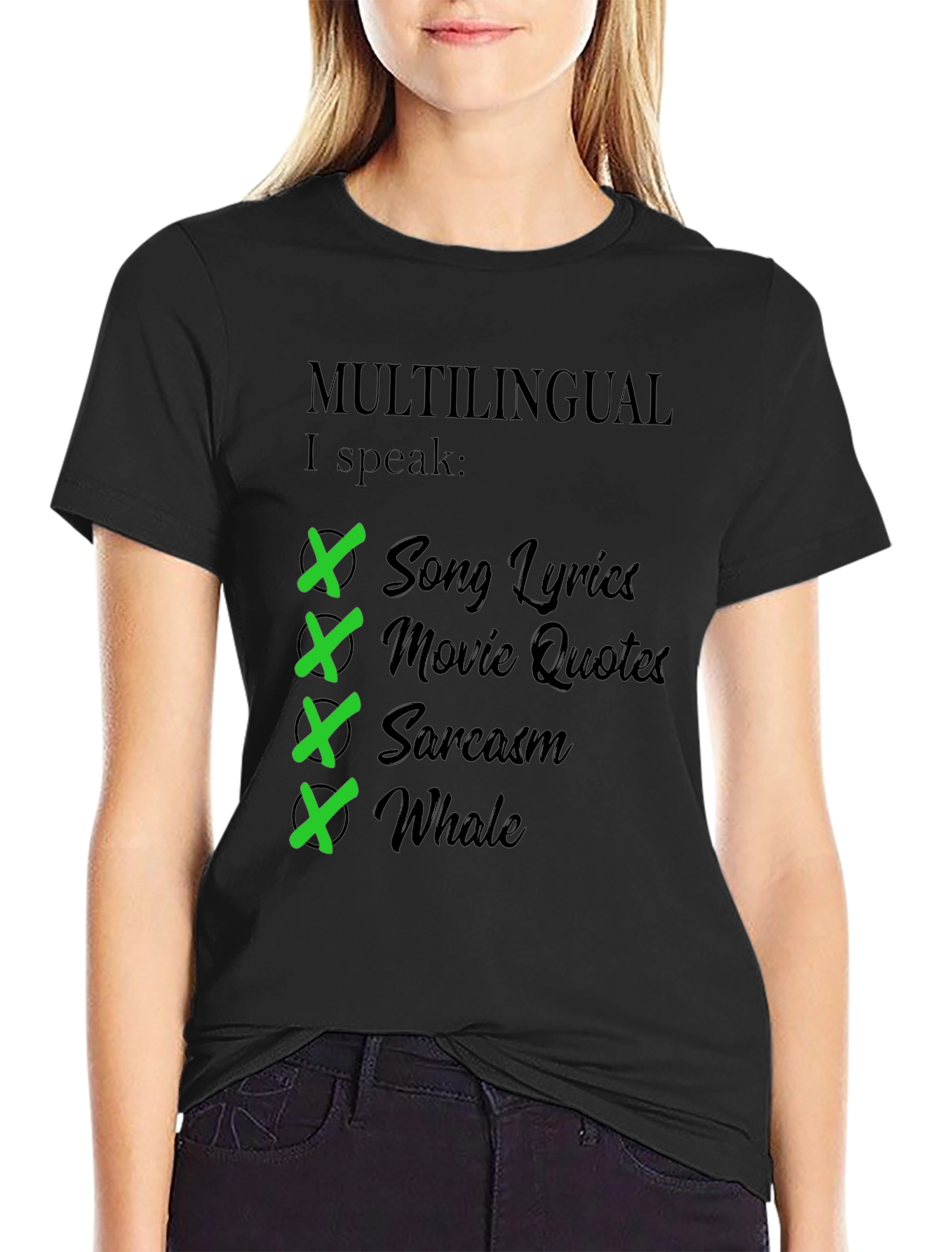 Multilingual I Speak T-Shirt - Humorous Gift