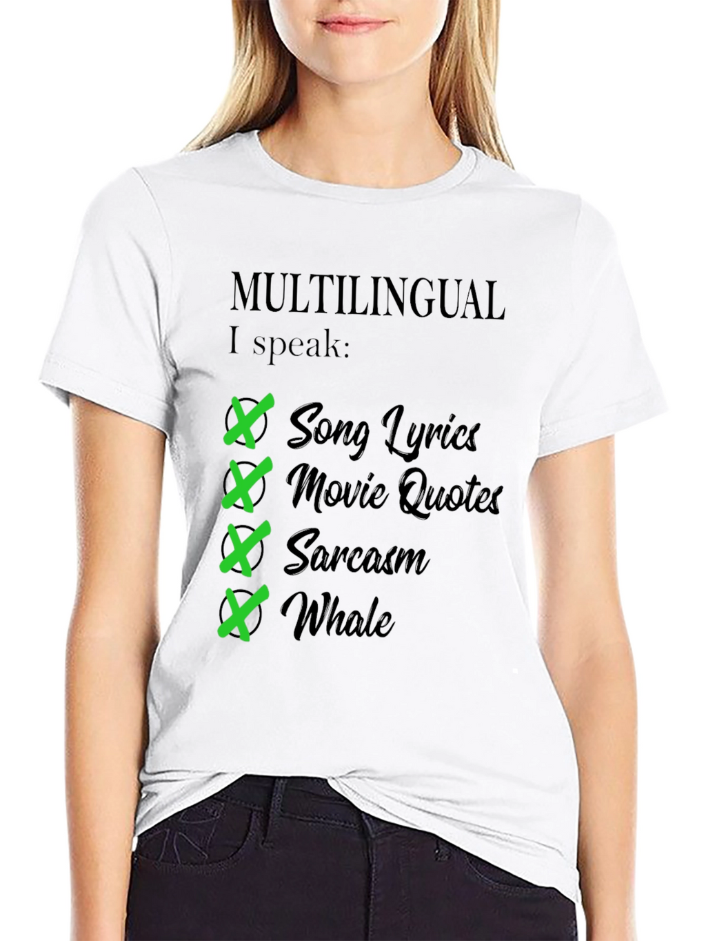 Multilingual I Speak T-Shirt - Humorous Gift