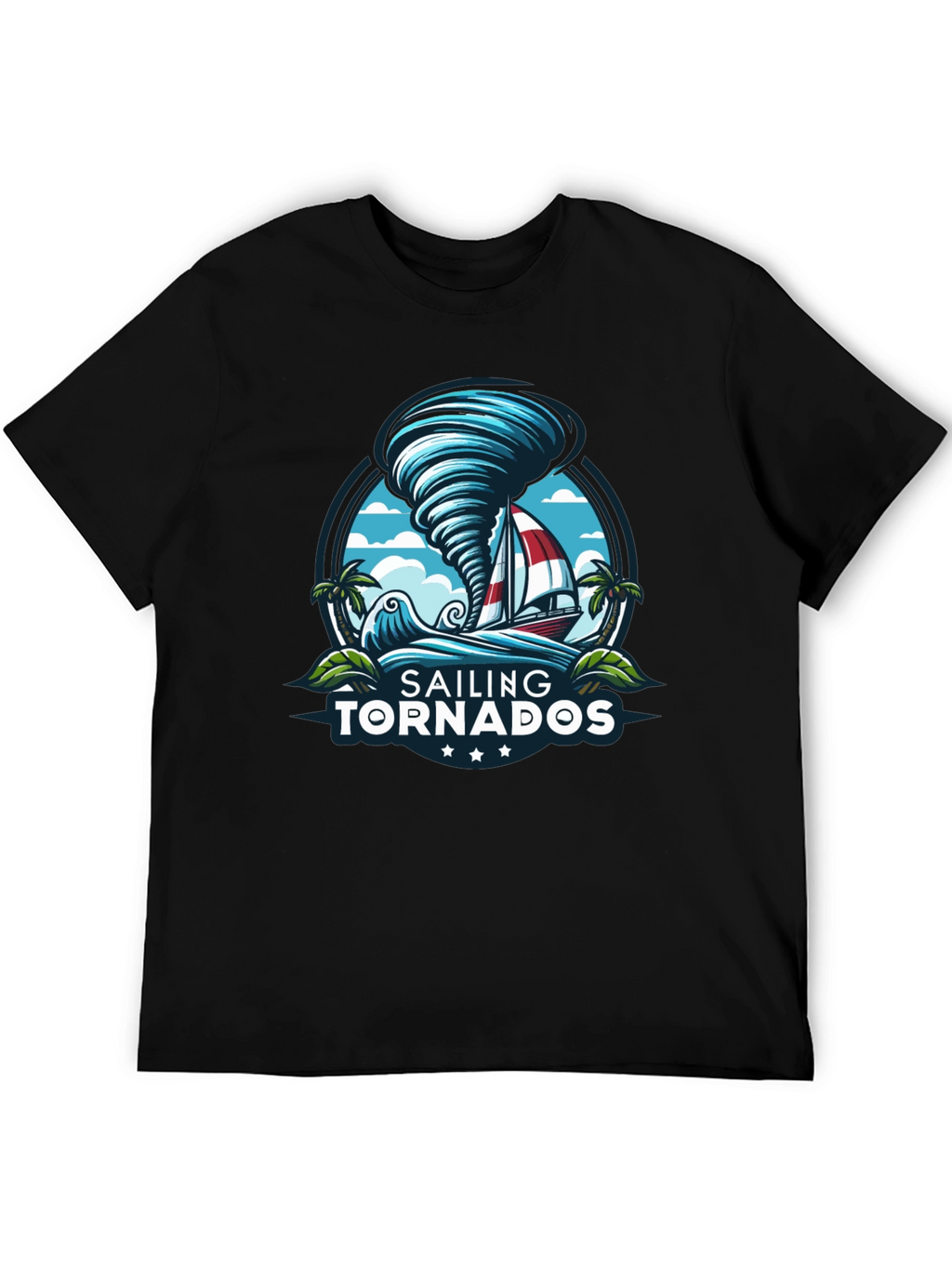 Sailing Tornadoes Graphic T-Shirt - Adventure Ready!