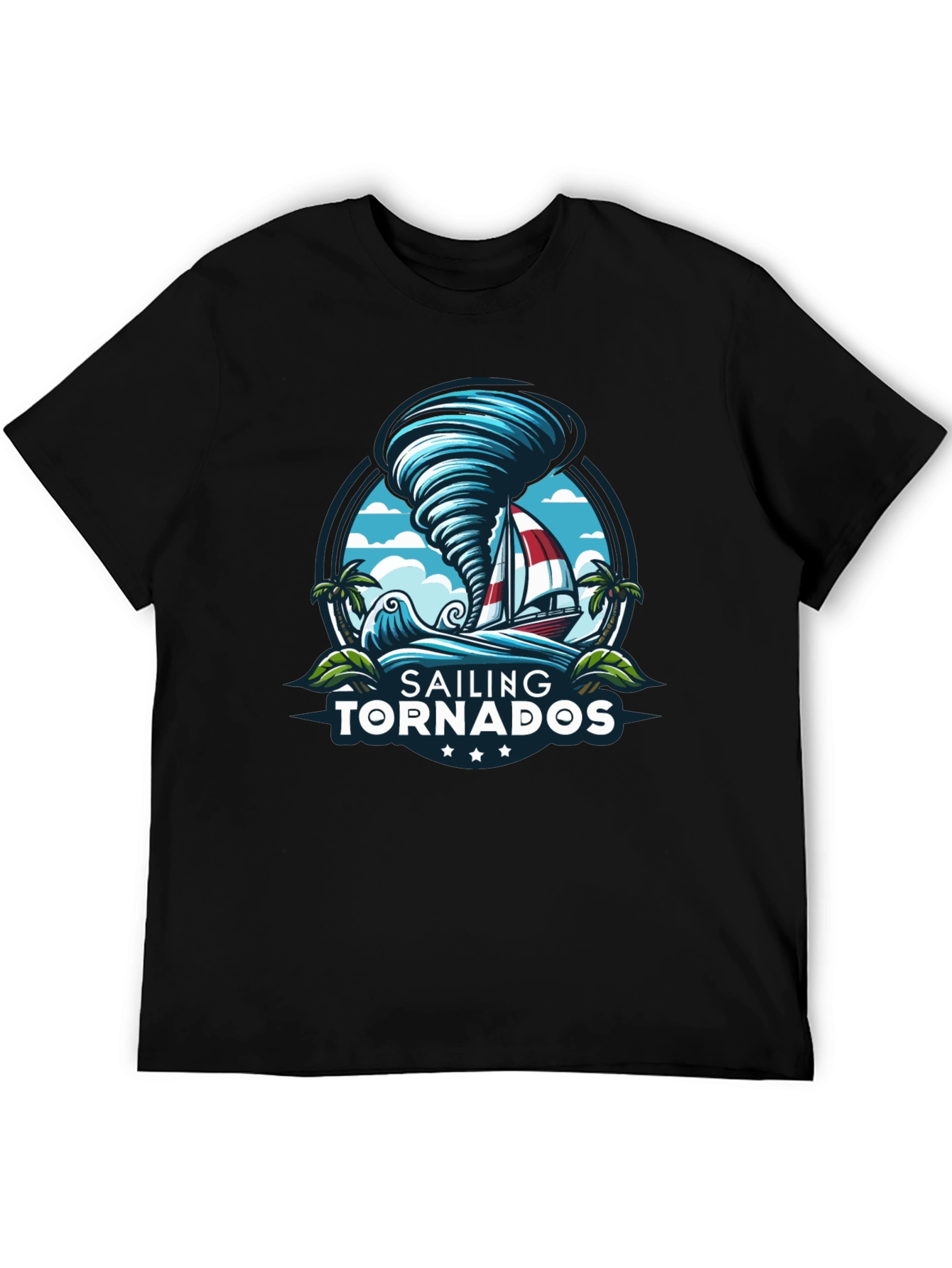Sailing Tornadoes Graphic T-Shirt - Adventure Ready!