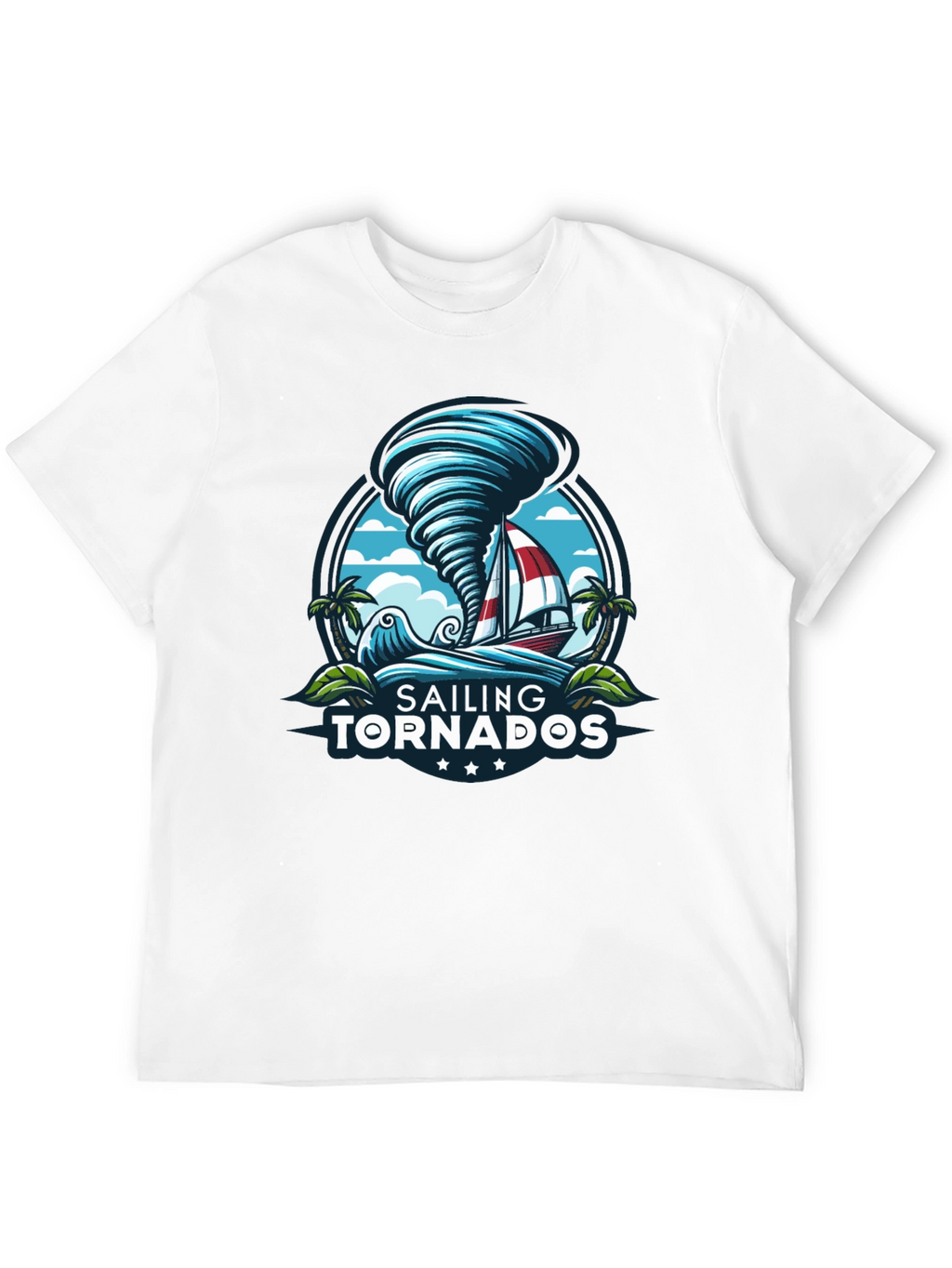 Sailing Tornadoes Graphic T-Shirt - Adventure Ready!