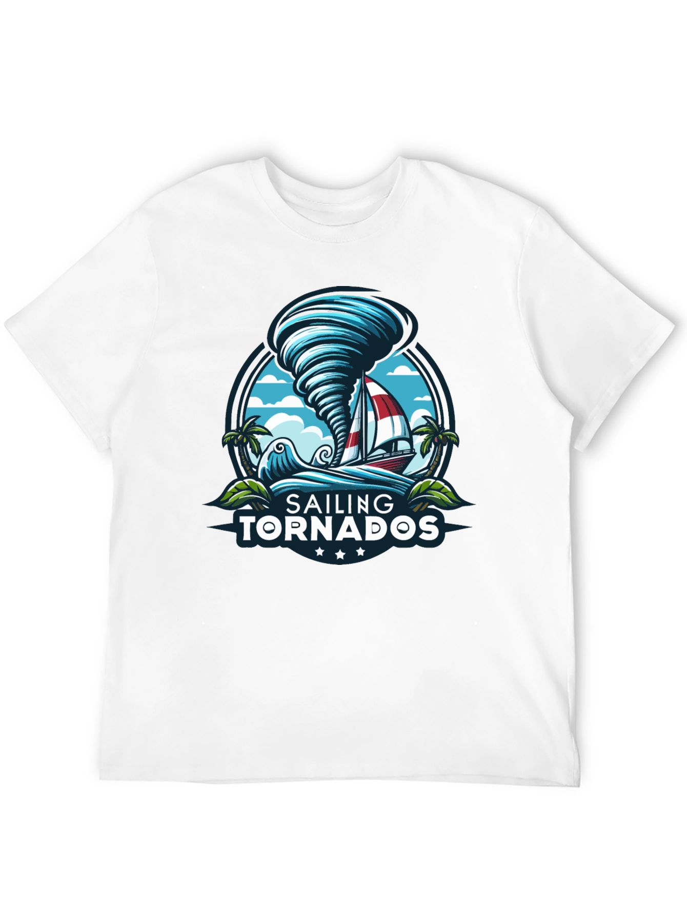 Sailing Tornadoes Graphic T-Shirt - Adventure Ready!