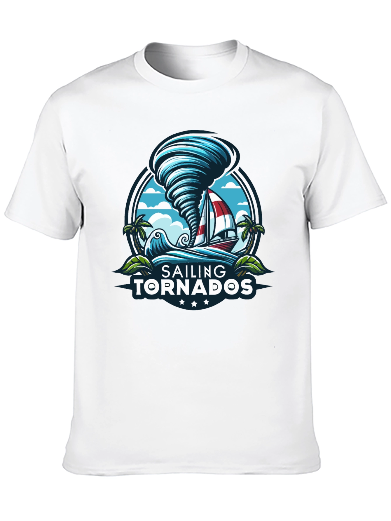 Sailing Tornadoes Graphic T-Shirt - Adventure Ready!