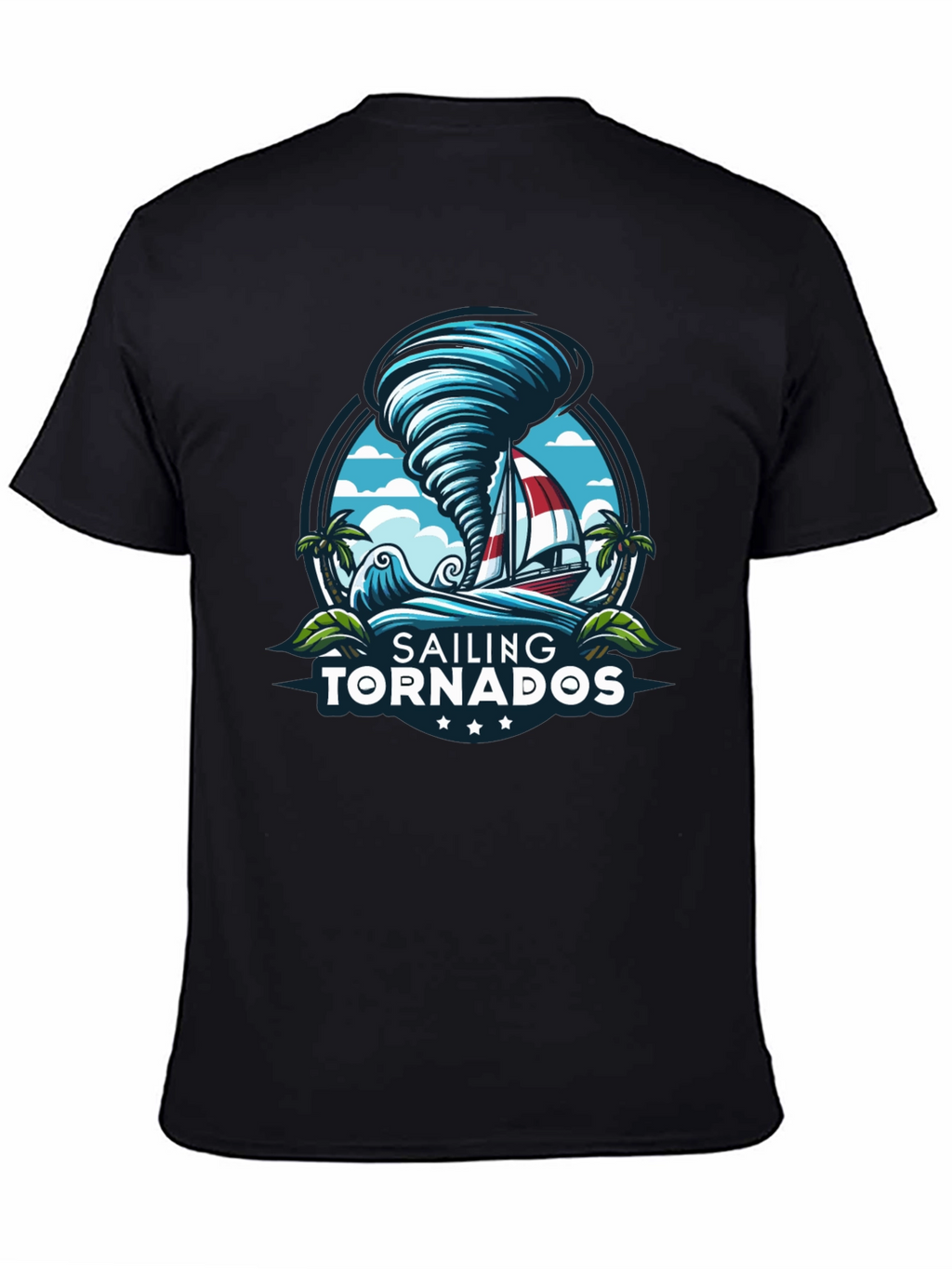 Sailing Tornadoes Graphic T-Shirt - Adventure Ready!
