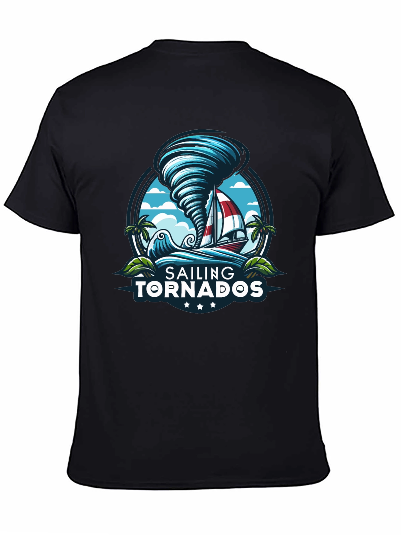 Sailing Tornadoes Graphic T-Shirt - Adventure Ready!