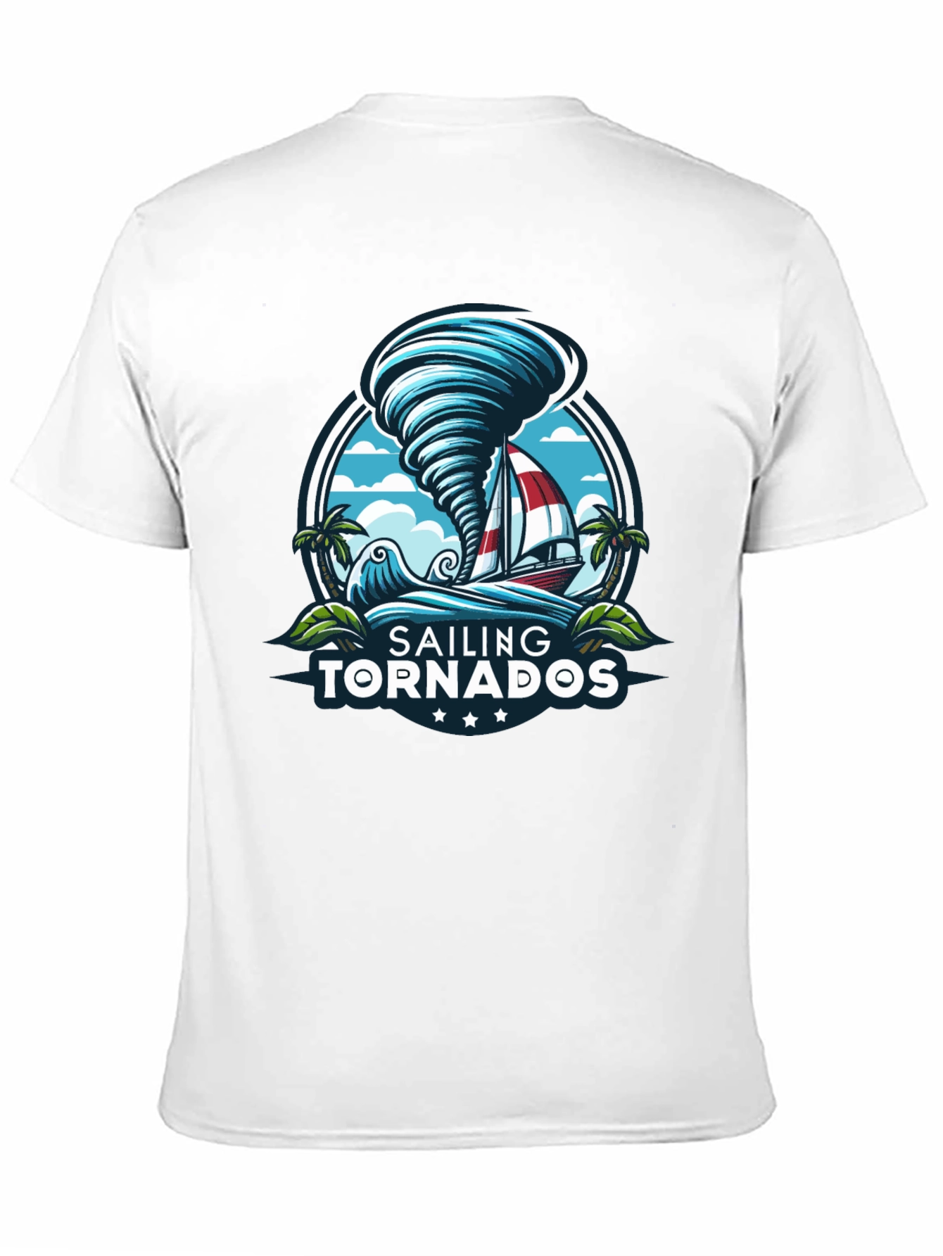 Sailing Tornadoes Graphic T-Shirt - Adventure Ready!