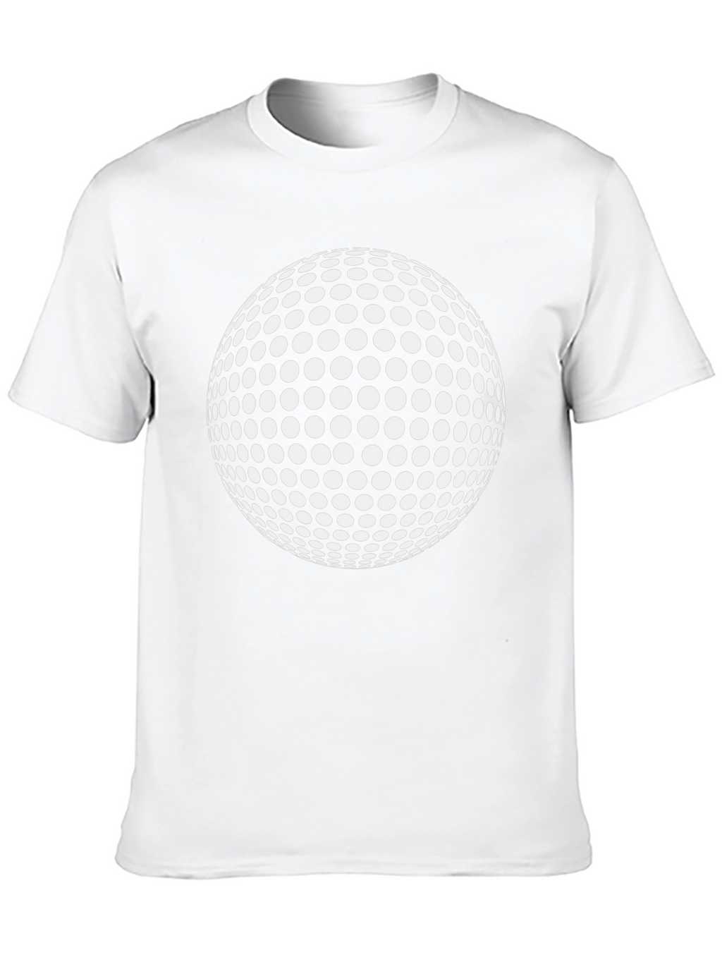 Dotted Sphere Graphic Tee - Black Cotton Casual Shirt