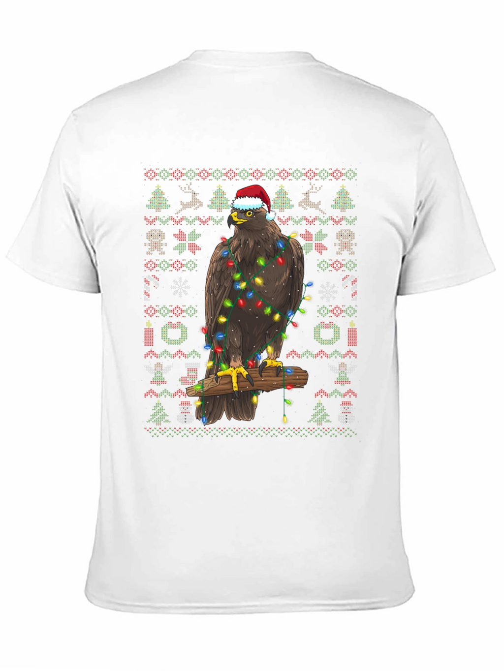 Eagle Christmas Sweater T-Shirt Holiday Gift