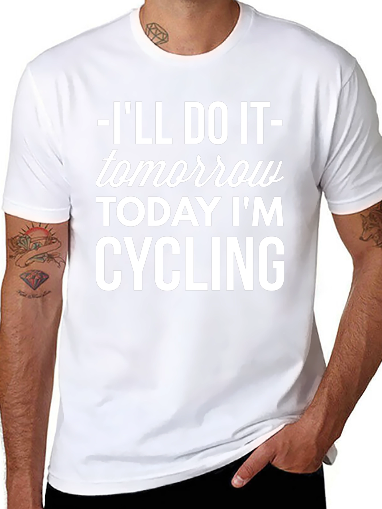 Cycling T-Shirt: Ill Do It Tomorrow!