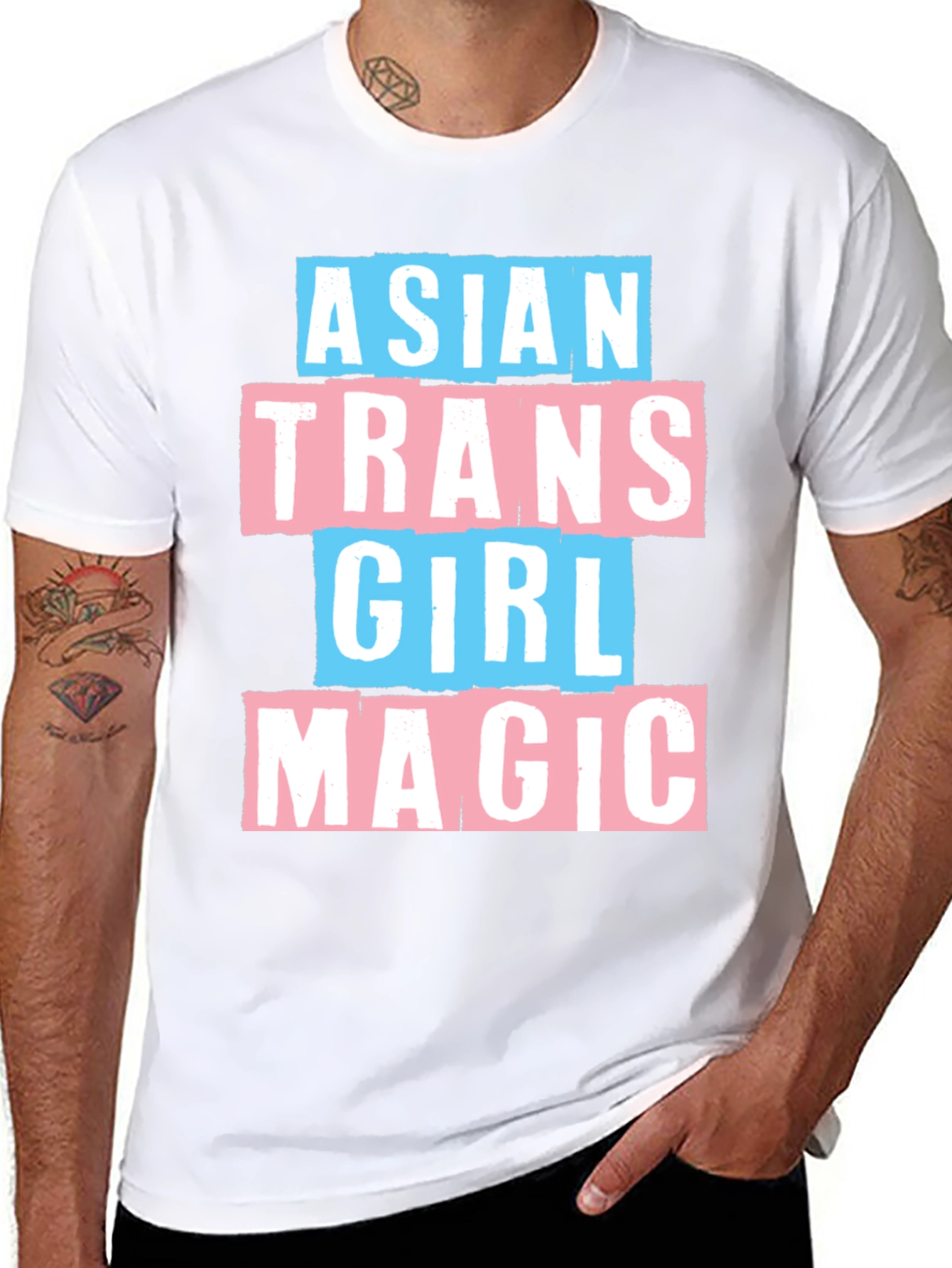 Asian Trans Girl Magic Tee