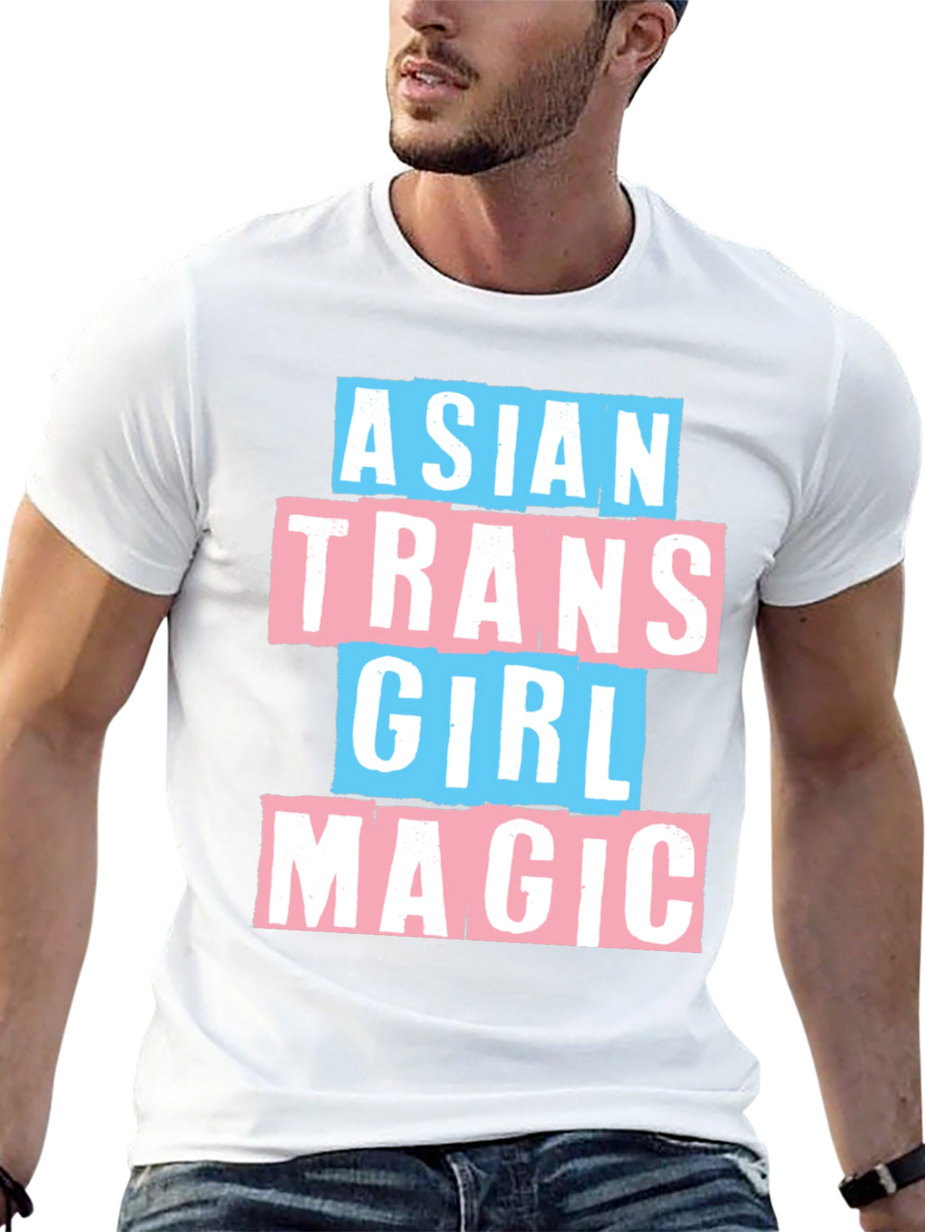 Asian Trans Girl Magic Tee
