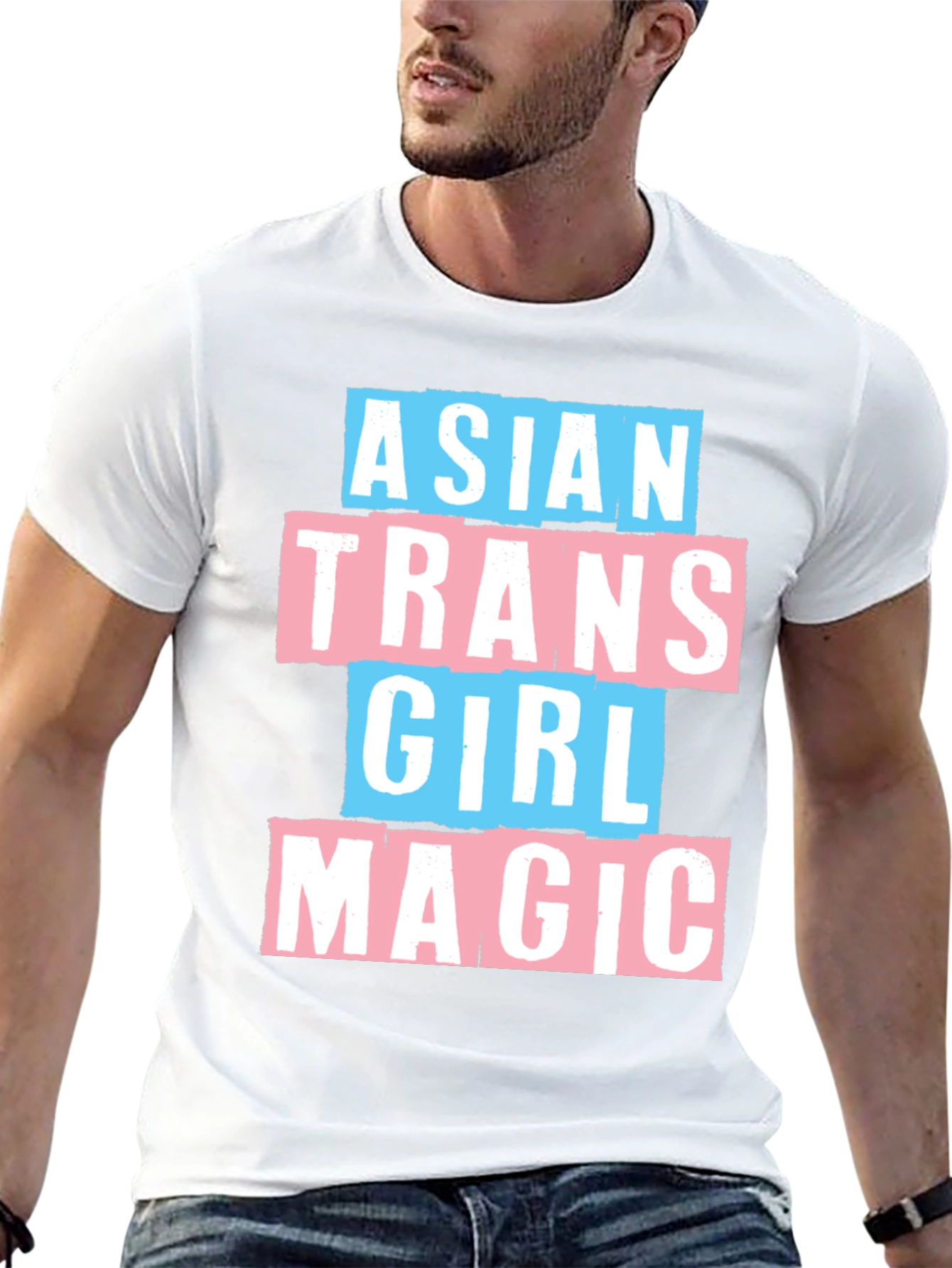Asian Trans Girl Magic Tee