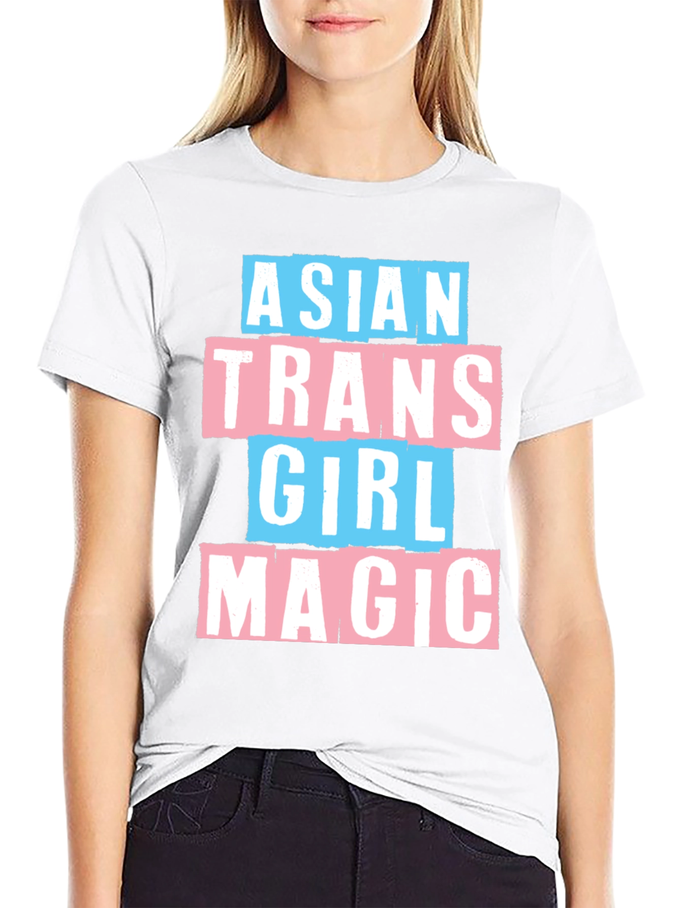 Asian Trans Girl Magic Tee