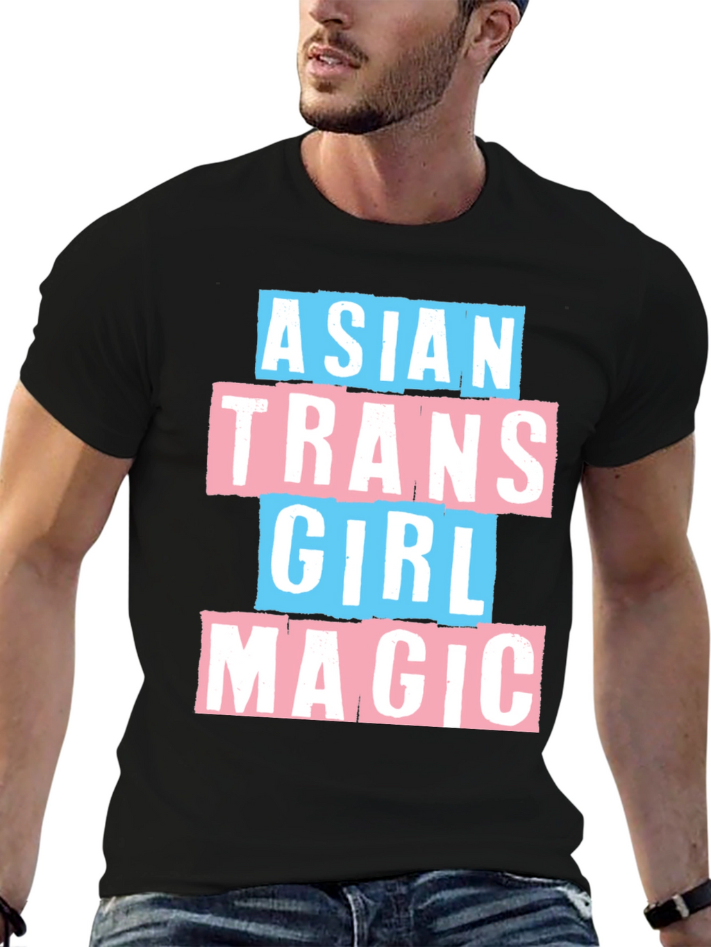 Asian Trans Girl Magic Tee