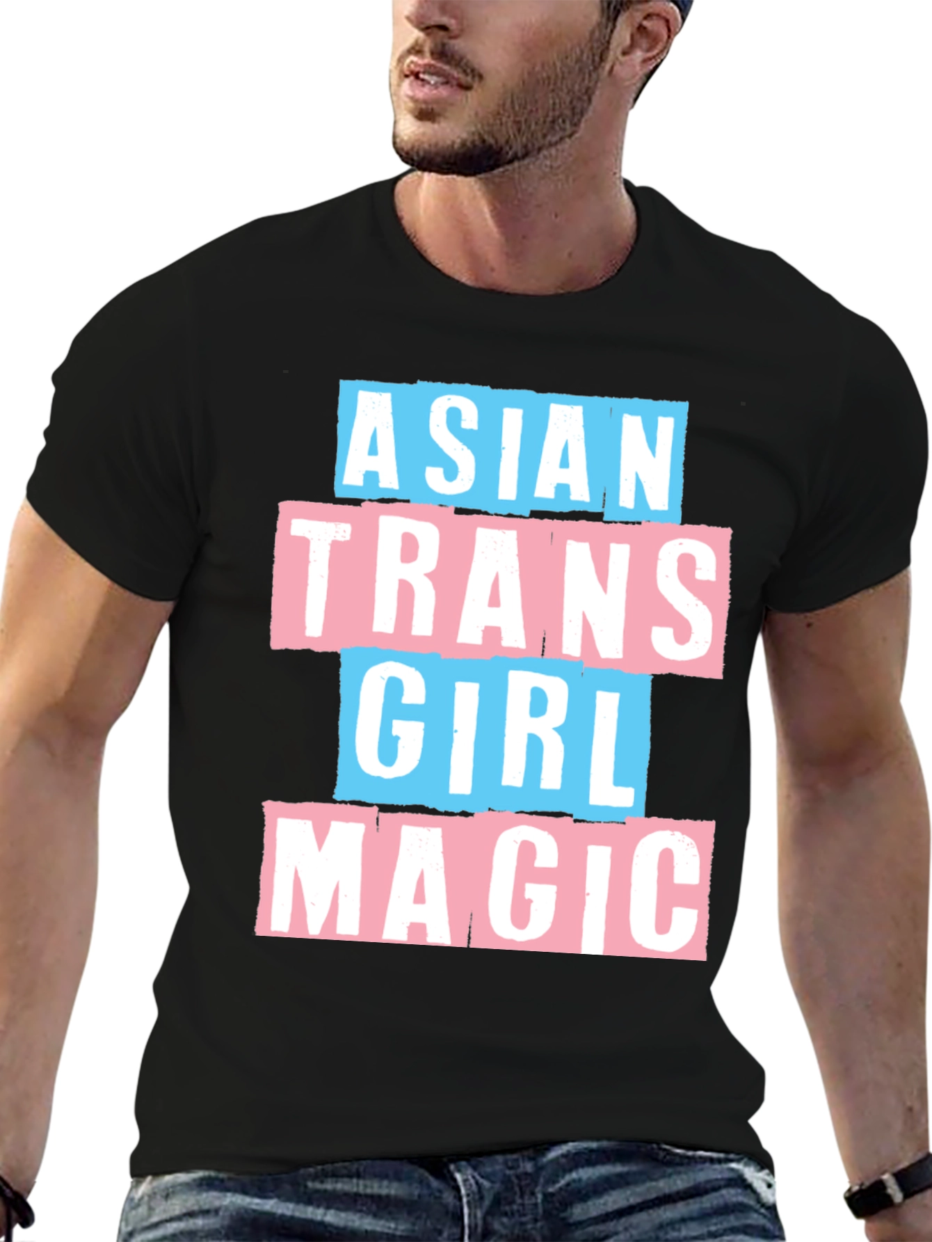 Asian Trans Girl Magic Tee