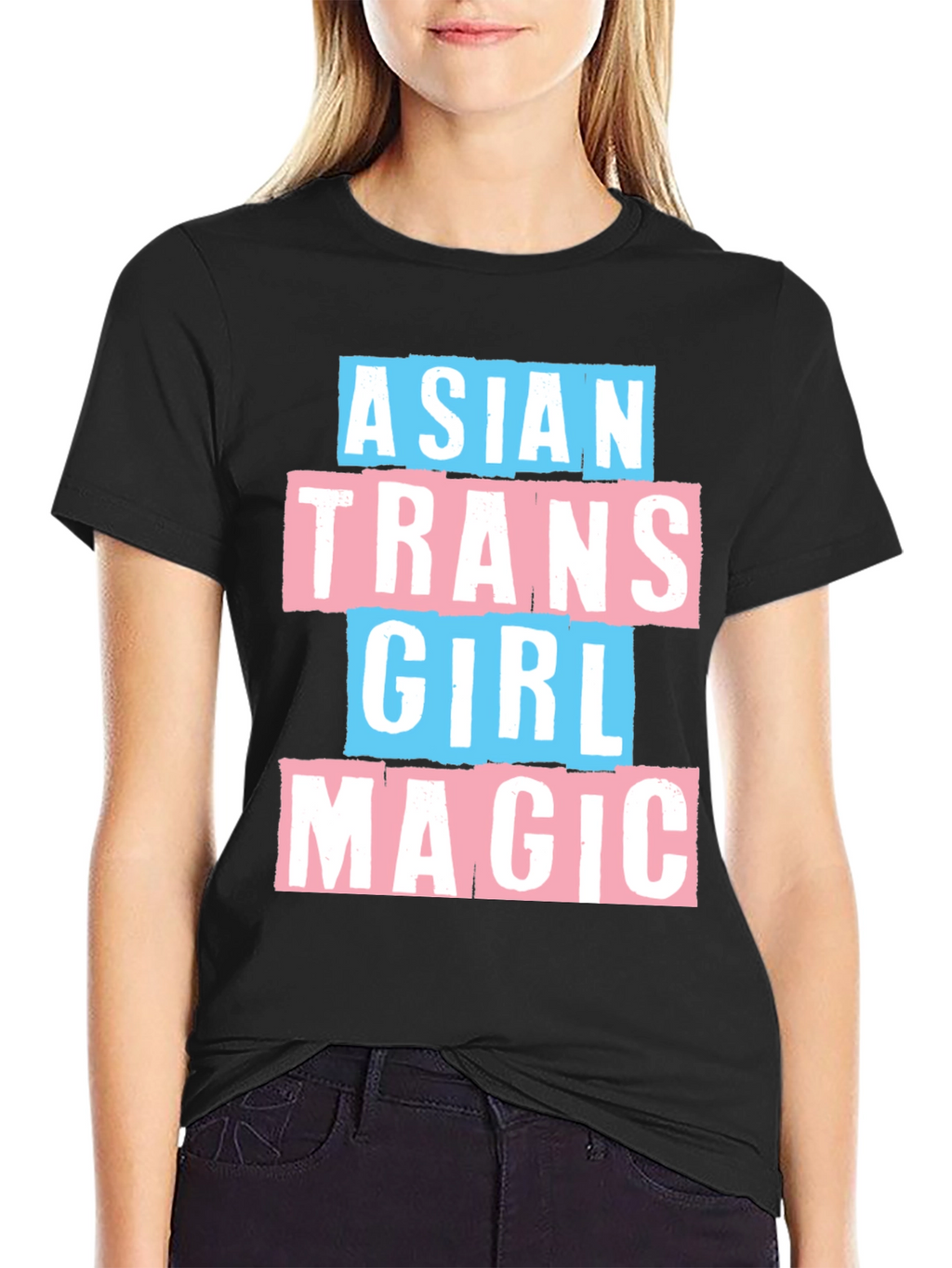 Asian Trans Girl Magic Tee