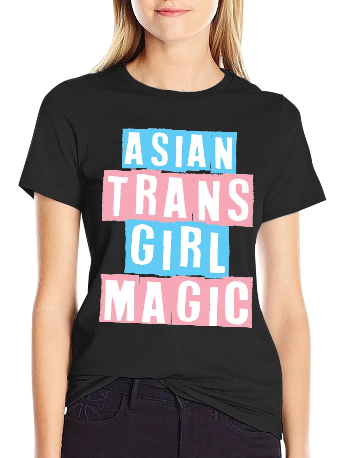 Asian Trans Girl Magic Tee