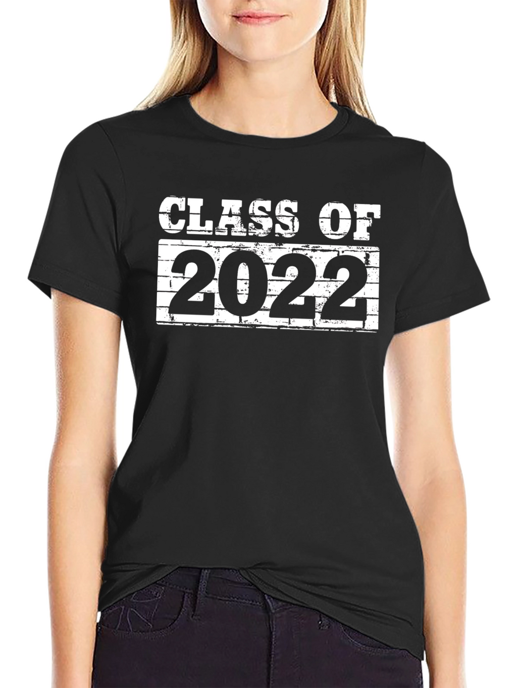 Class of 2022 Graphic Print Tee - Black