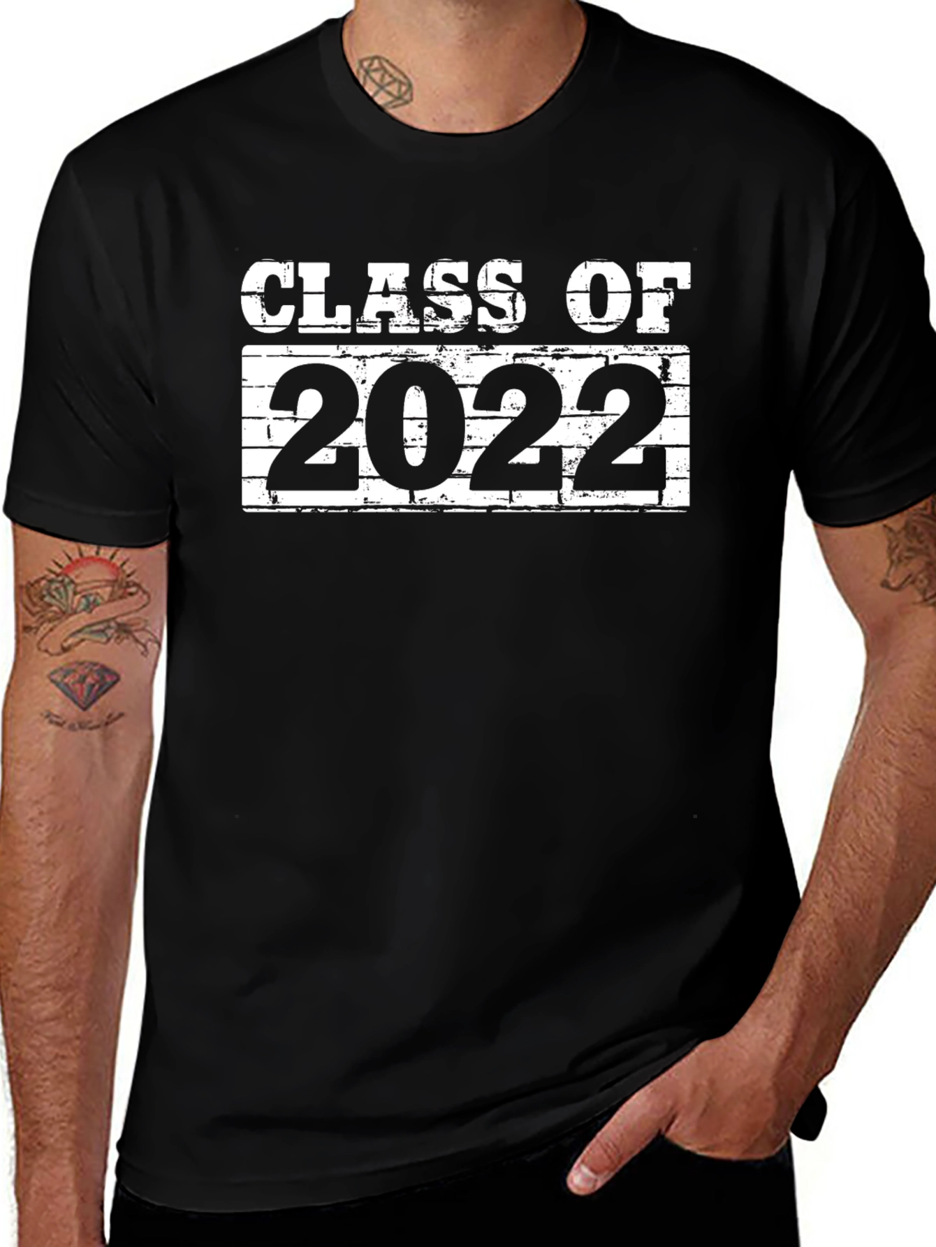 Class of 2022 Graphic Print Tee - Black