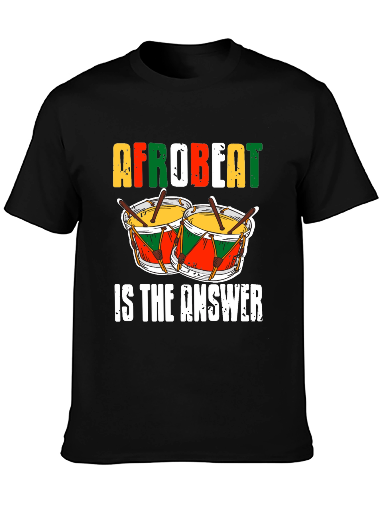 Afrobeat Drums Graphic T-Shirt