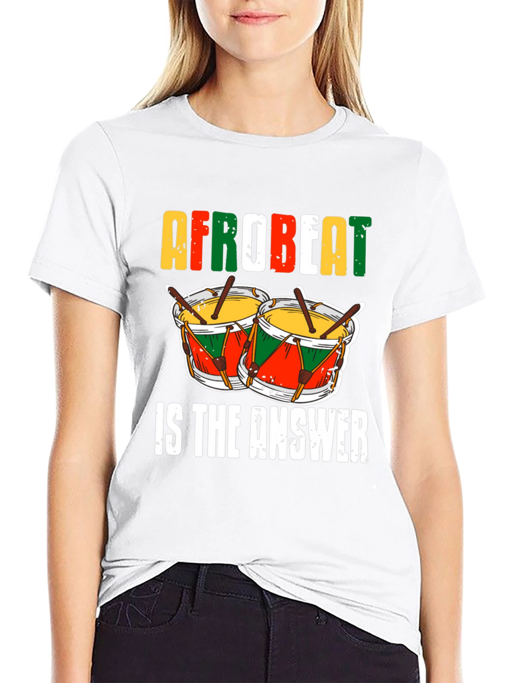 Afrobeat Drums Graphic T-Shirt