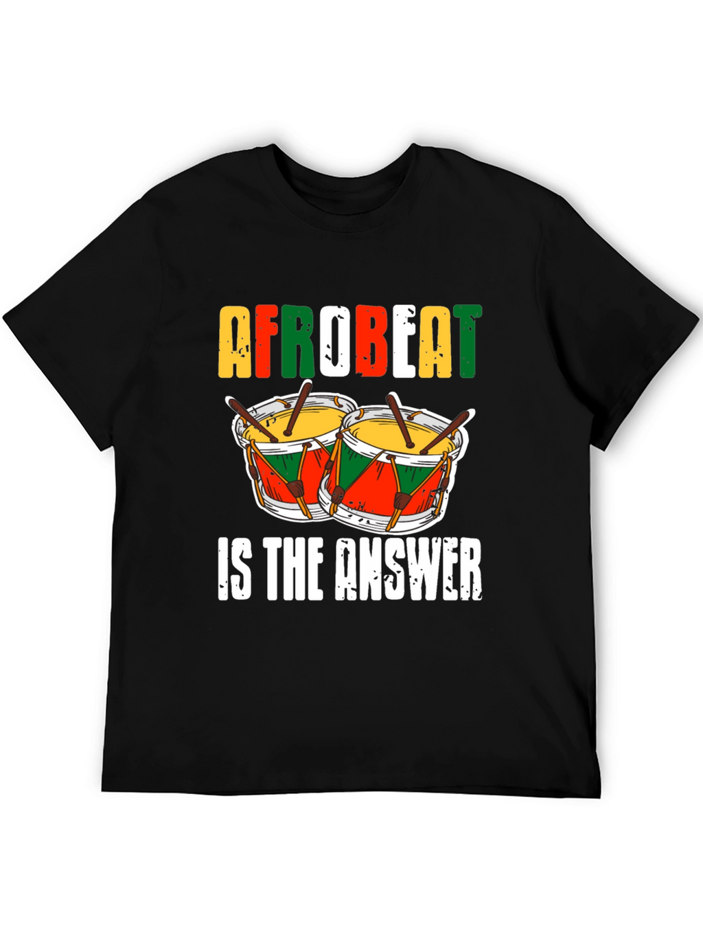 Afrobeat Drums Graphic T-Shirt