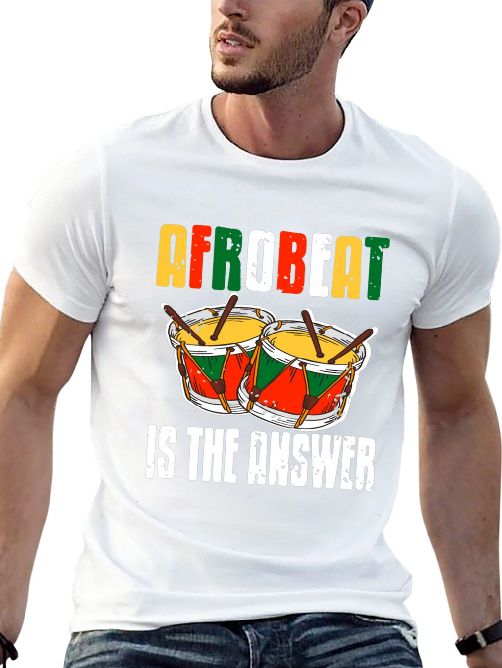 Afrobeat Drums Graphic T-Shirt