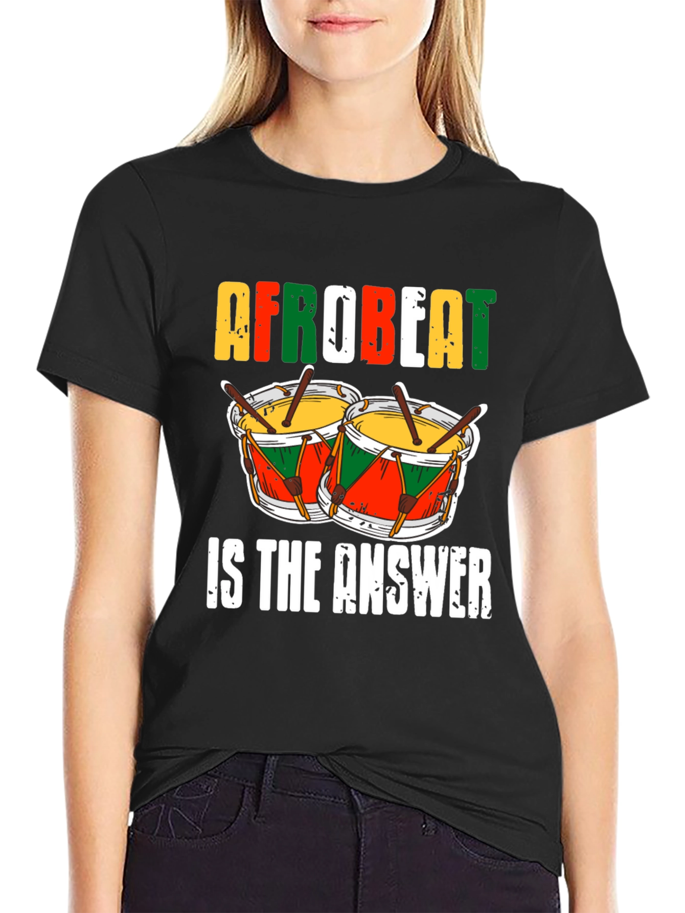 Afrobeat Drums Graphic T-Shirt