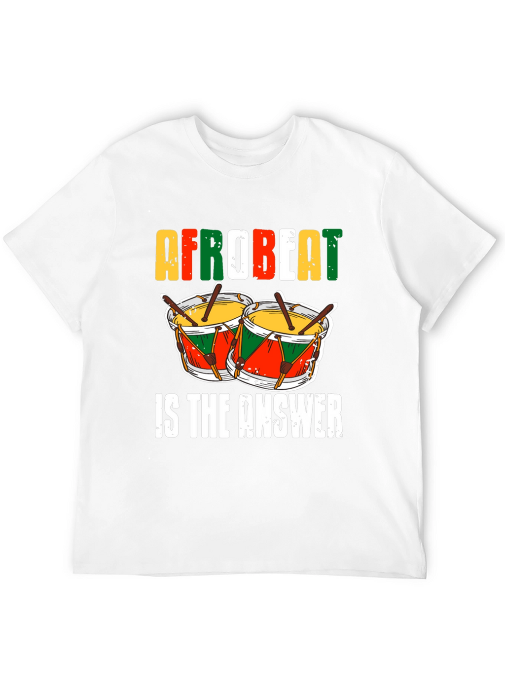 Afrobeat Drums Graphic T-Shirt