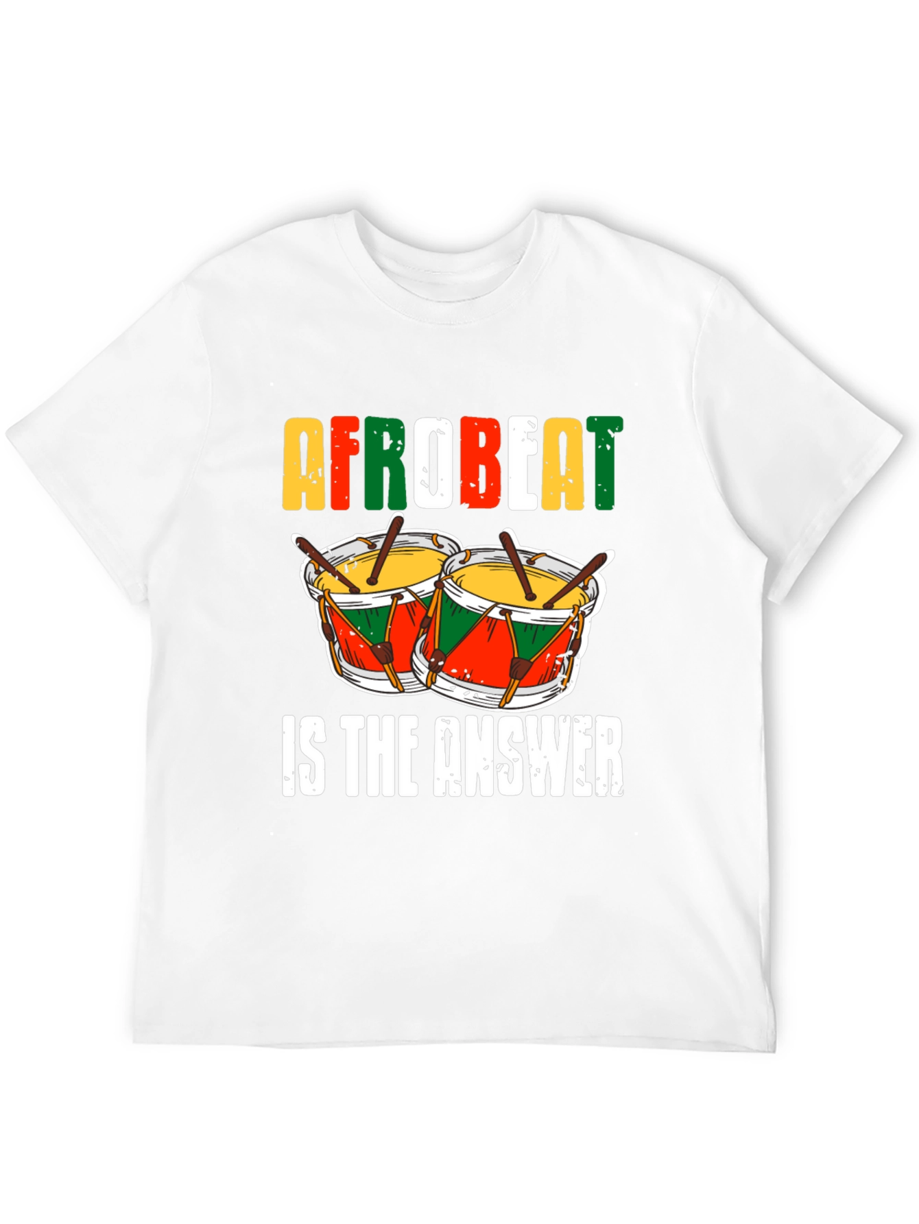 Afrobeat Drums Graphic T-Shirt